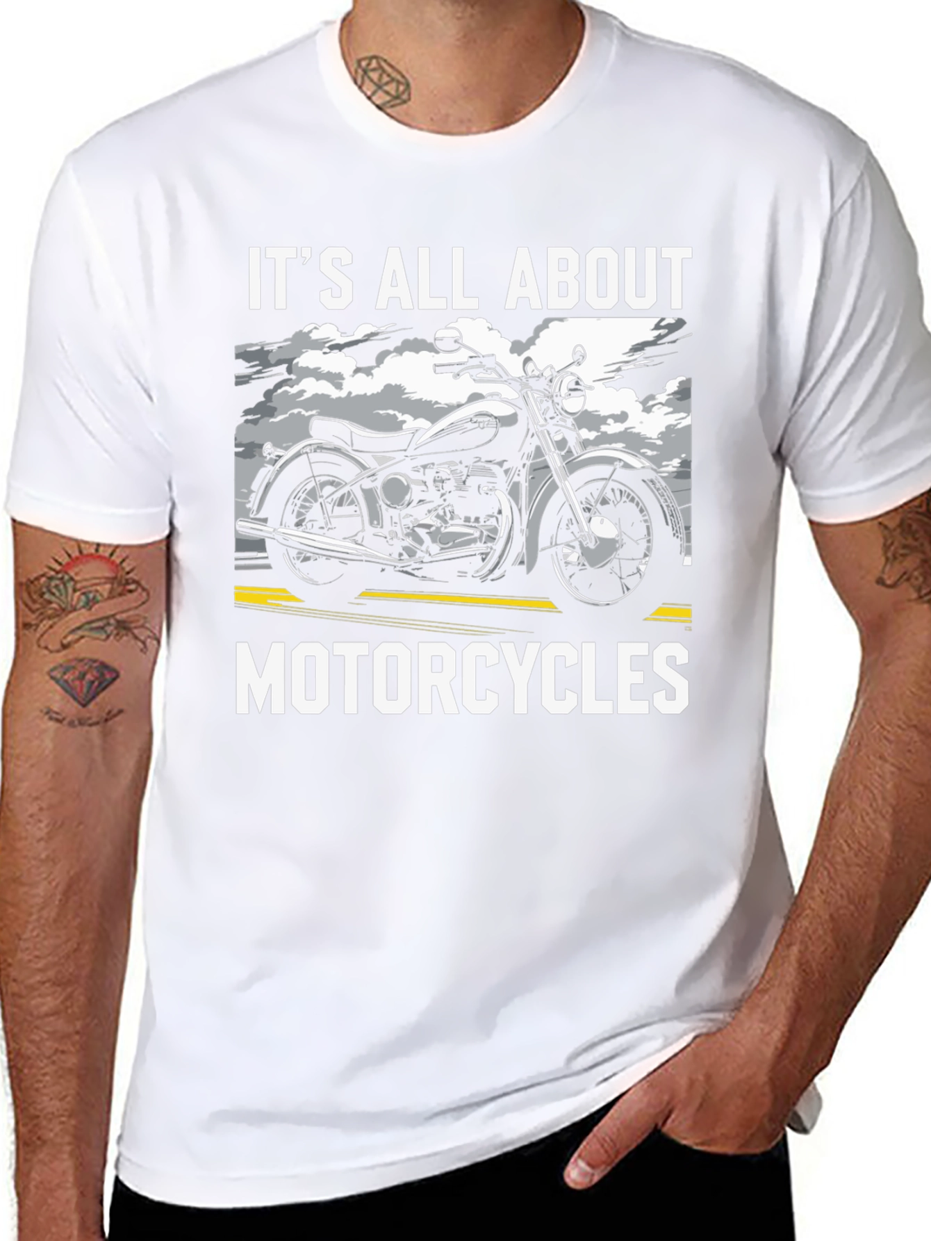 Its All About Motorcycles Graphic Tee