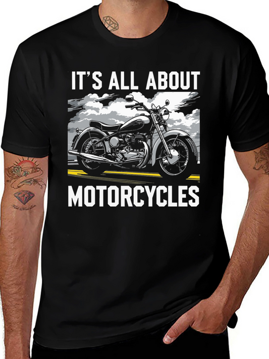 Its All About Motorcycles Graphic Tee
