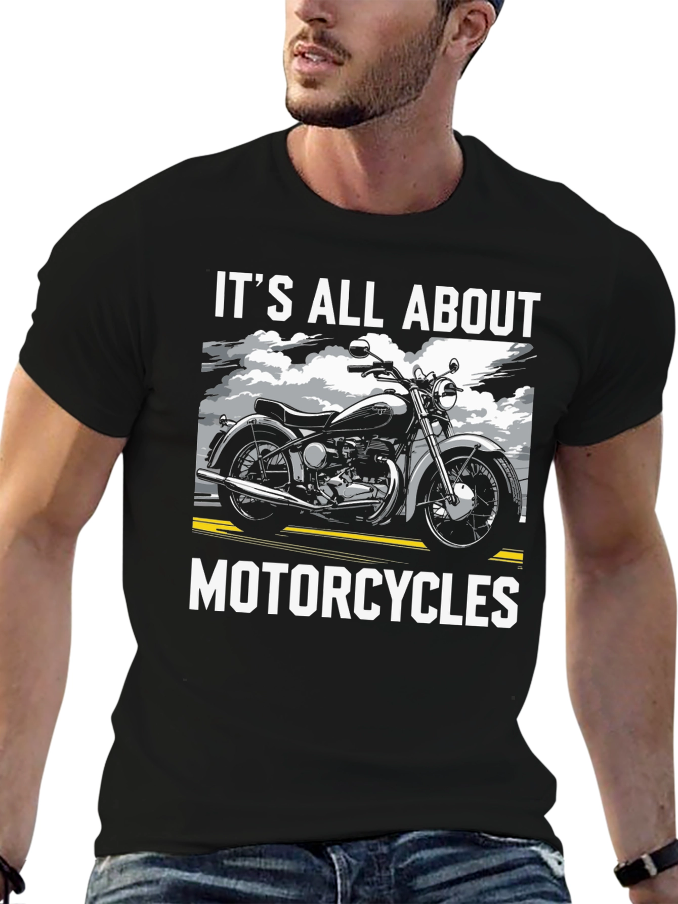 Its All About Motorcycles Graphic Tee