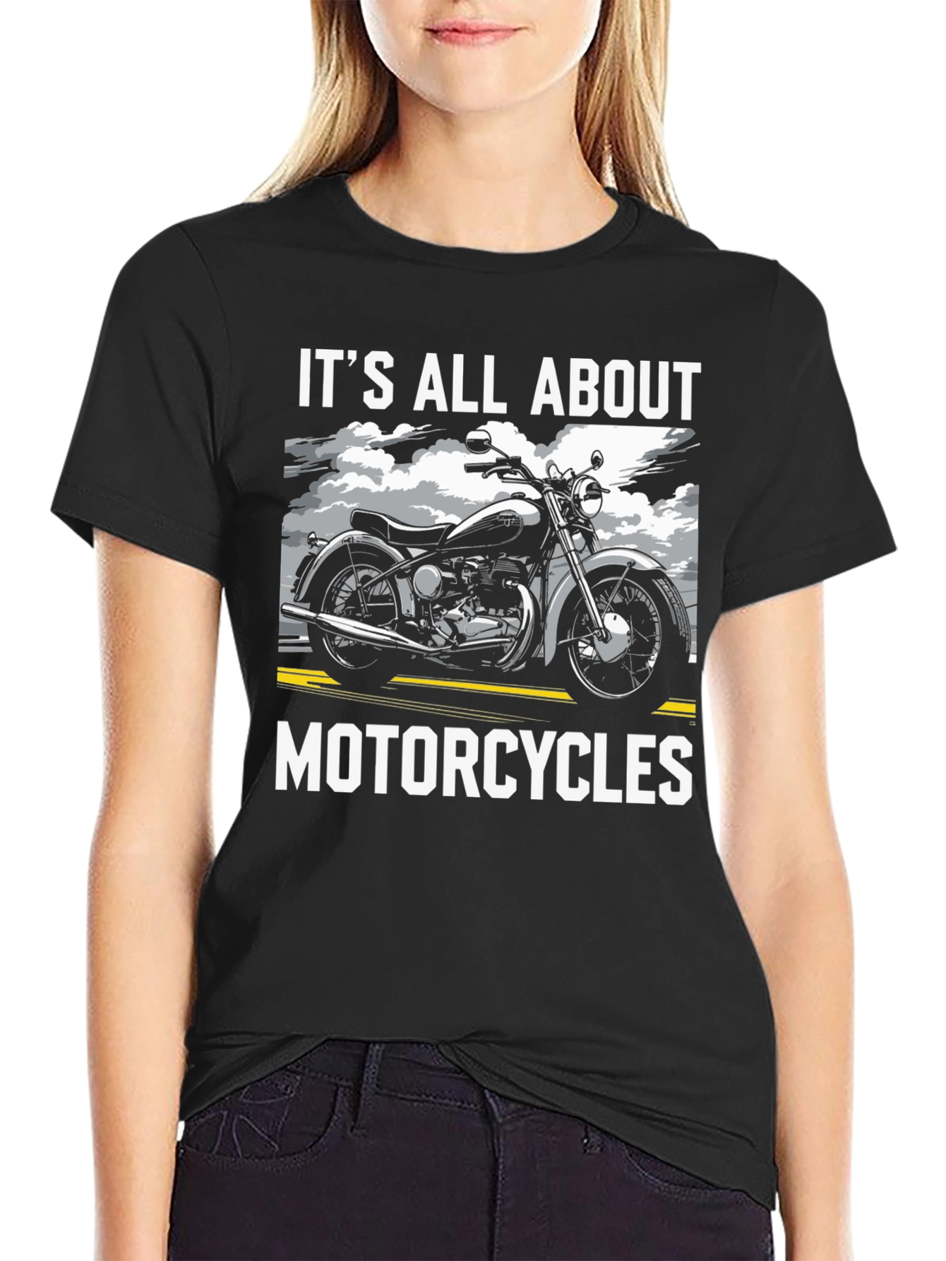 Its All About Motorcycles Graphic Tee