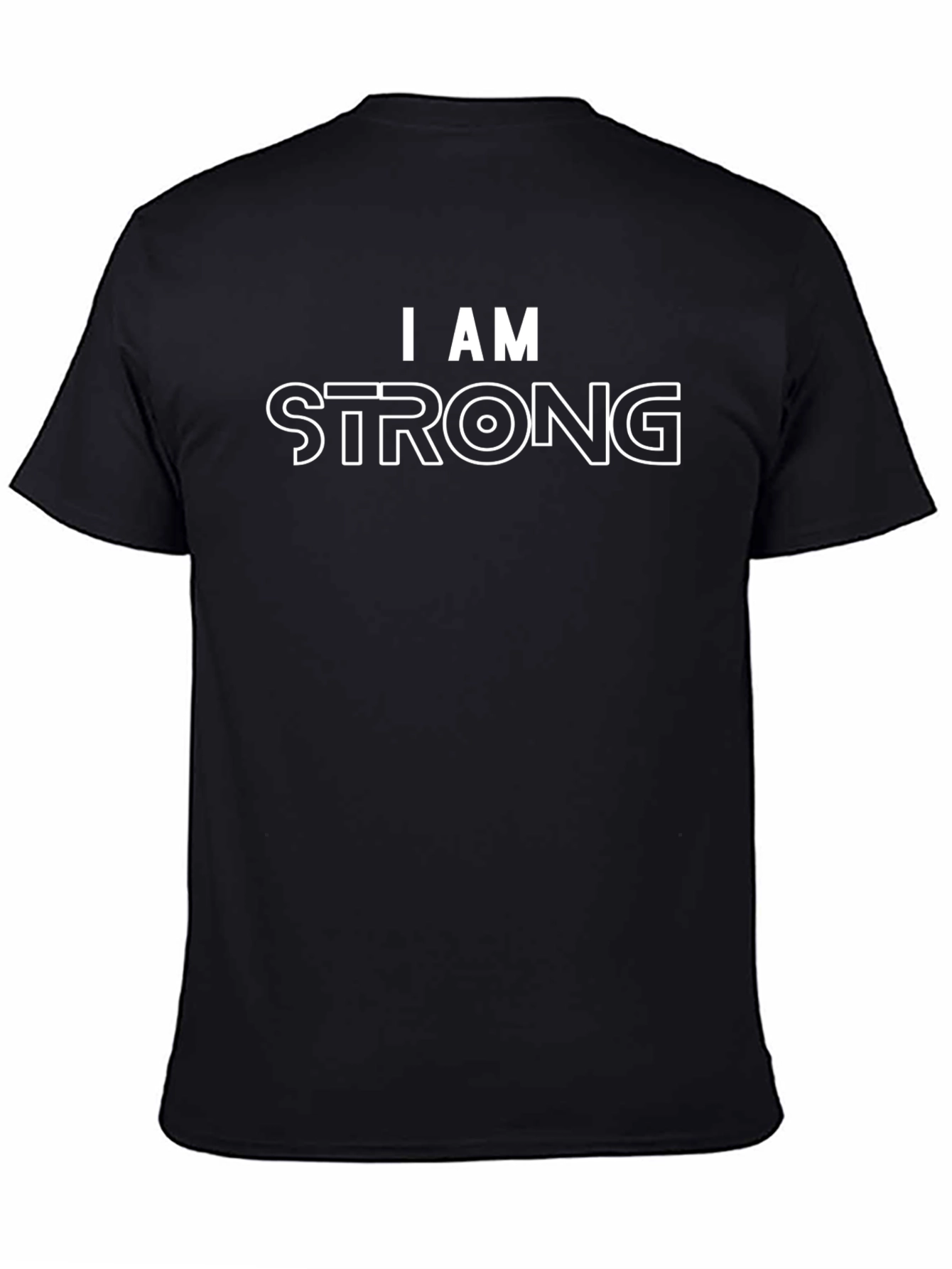 I AM STRONG Graphic Tee - Motivational Mens T-Shirt