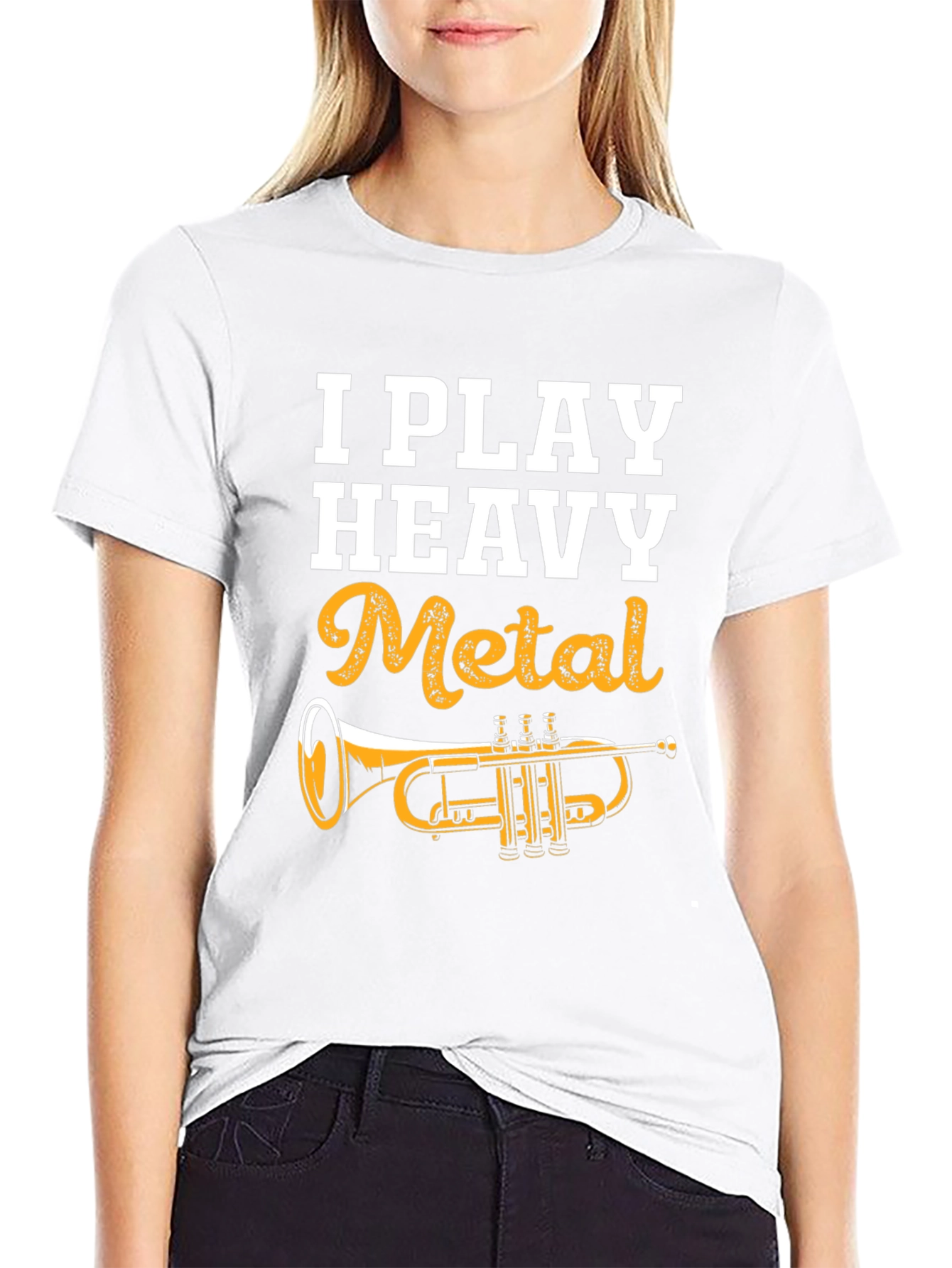 I Play Heavy Metal Trumpet T-Shirt
