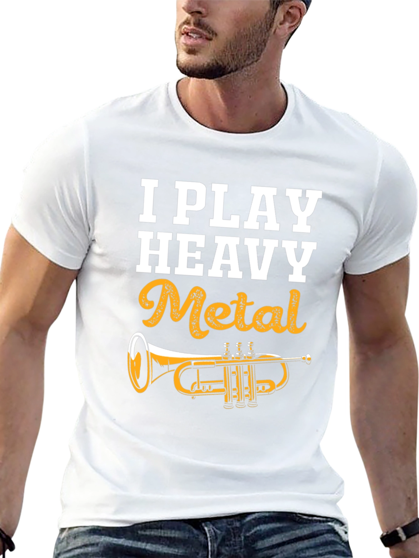 I Play Heavy Metal Trumpet T-Shirt