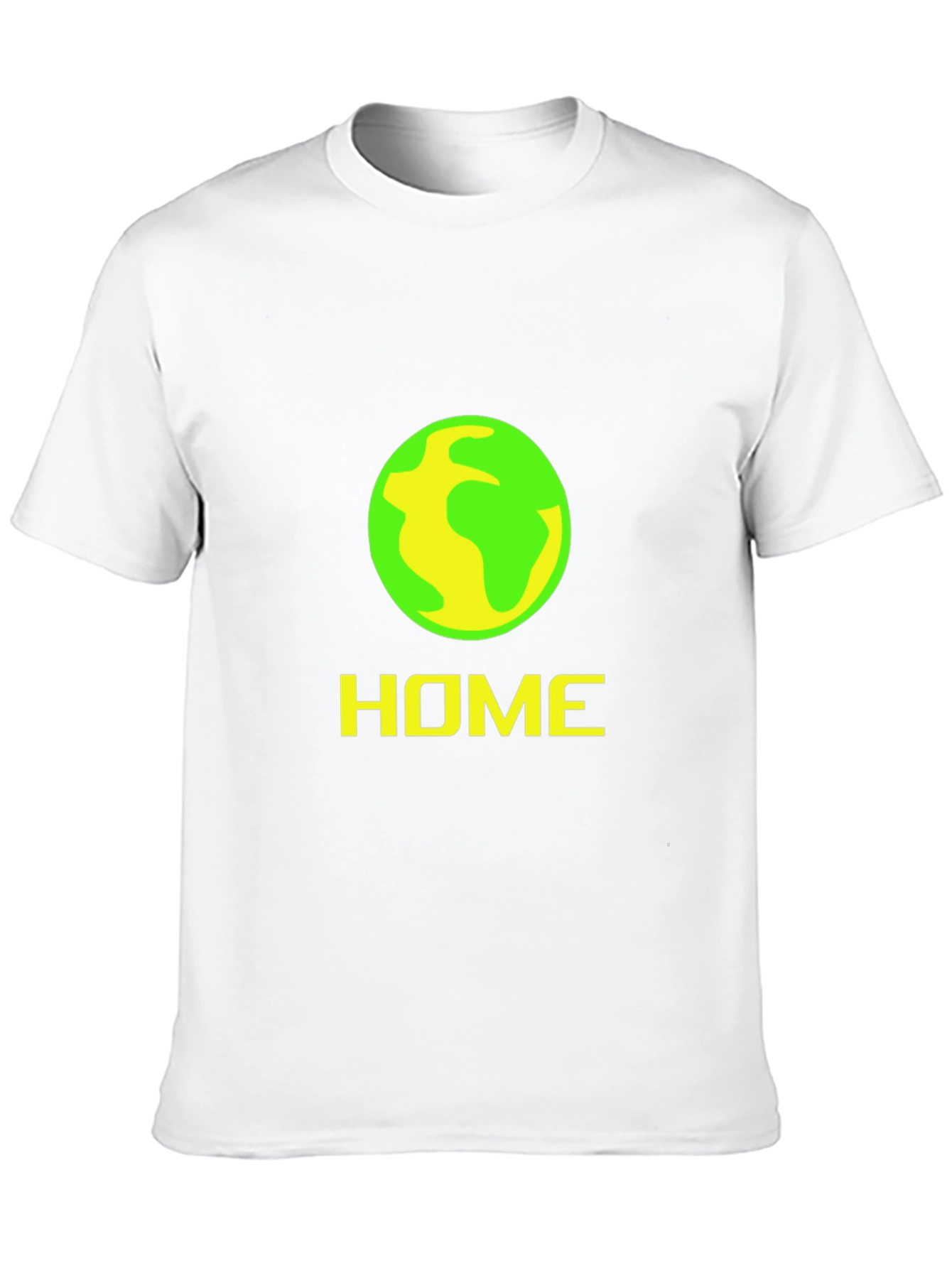Home Planet Graphic Tee - Black Cotton Comfort