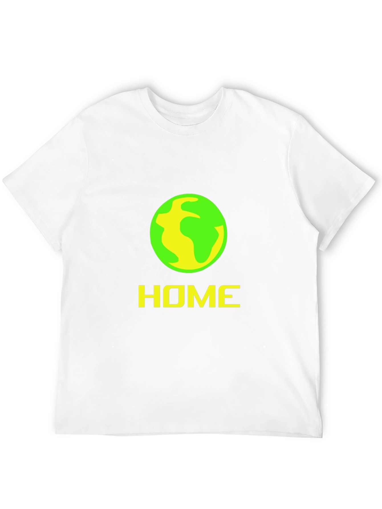 Home Planet Graphic Tee - Black Cotton Comfort
