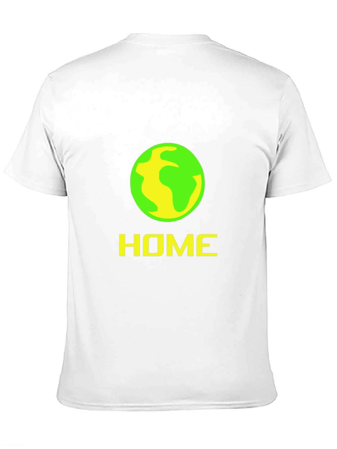 Home Planet Graphic Tee - Black Cotton Comfort