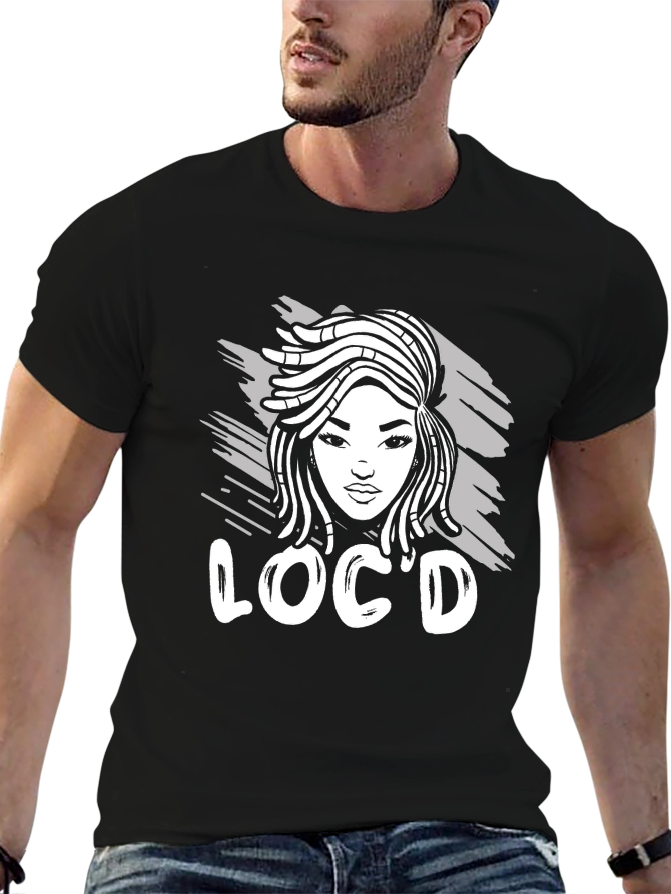 Locd Womens Graphic T-Shirt - Black