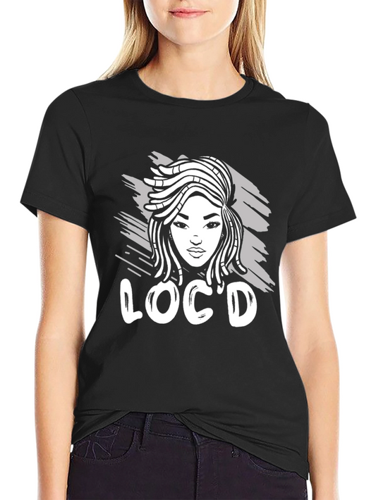 Locd Womens Graphic T-Shirt - Black