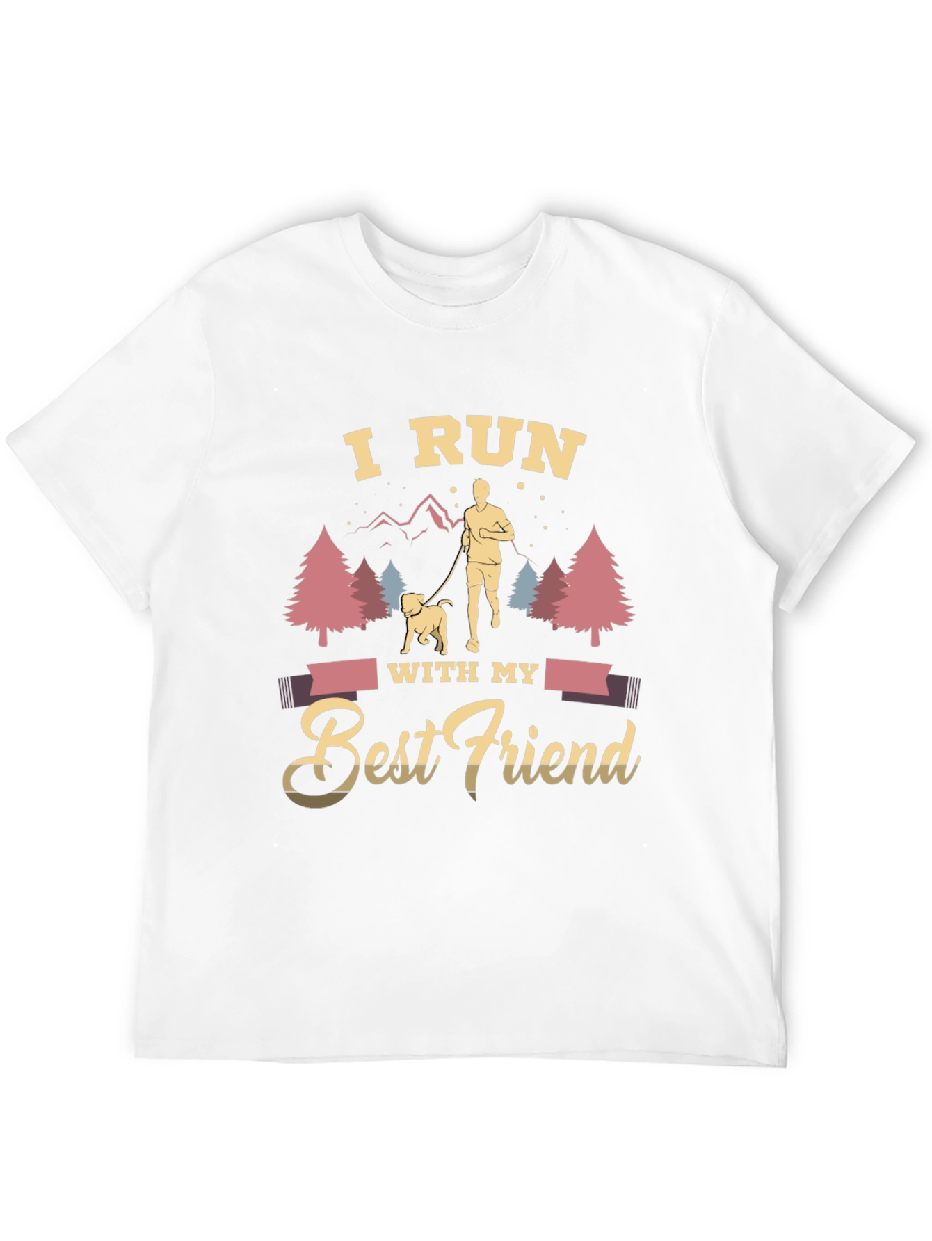 I Run With My Best Friend Graphic Tee