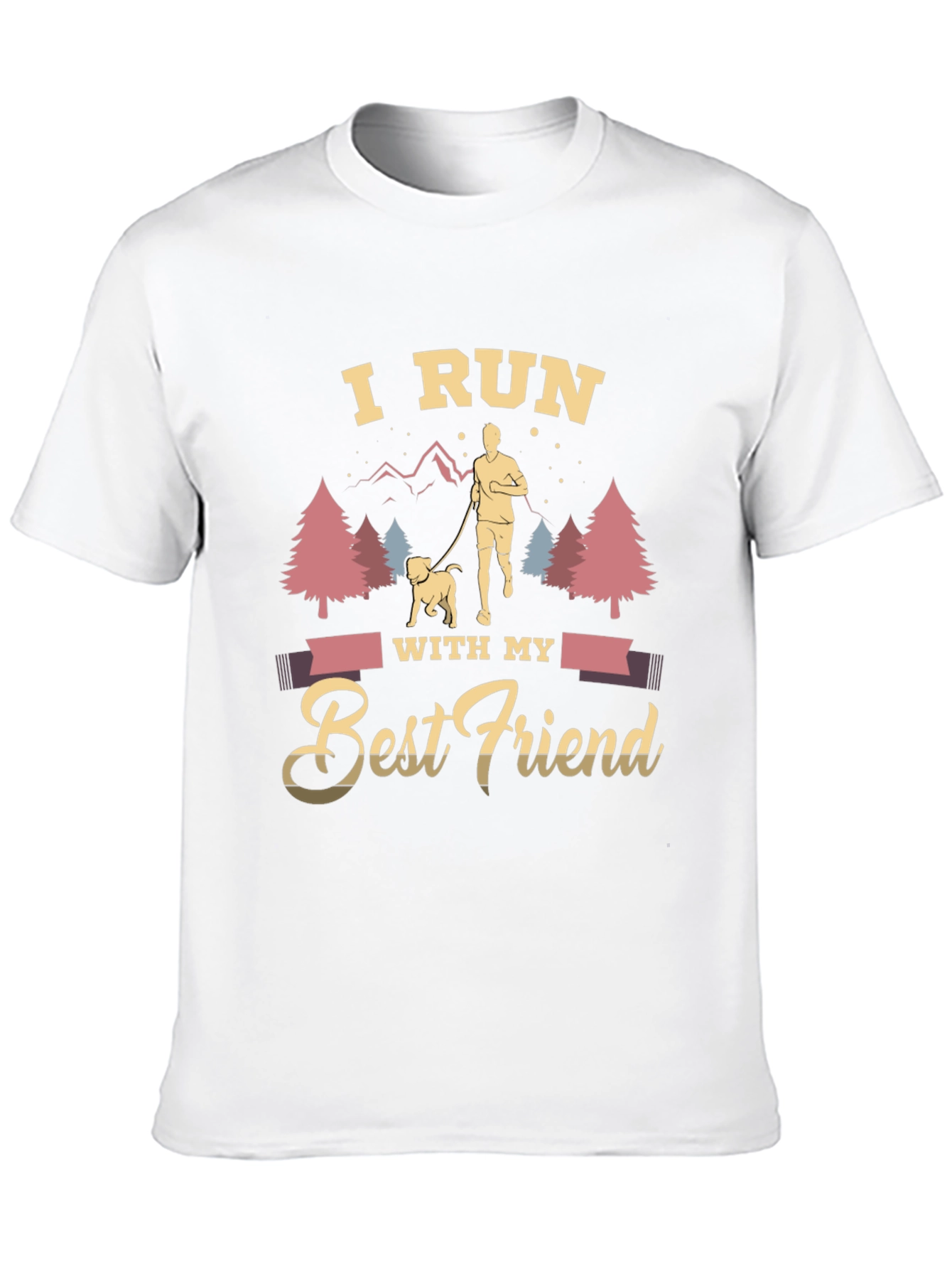 I Run With My Best Friend Graphic Tee