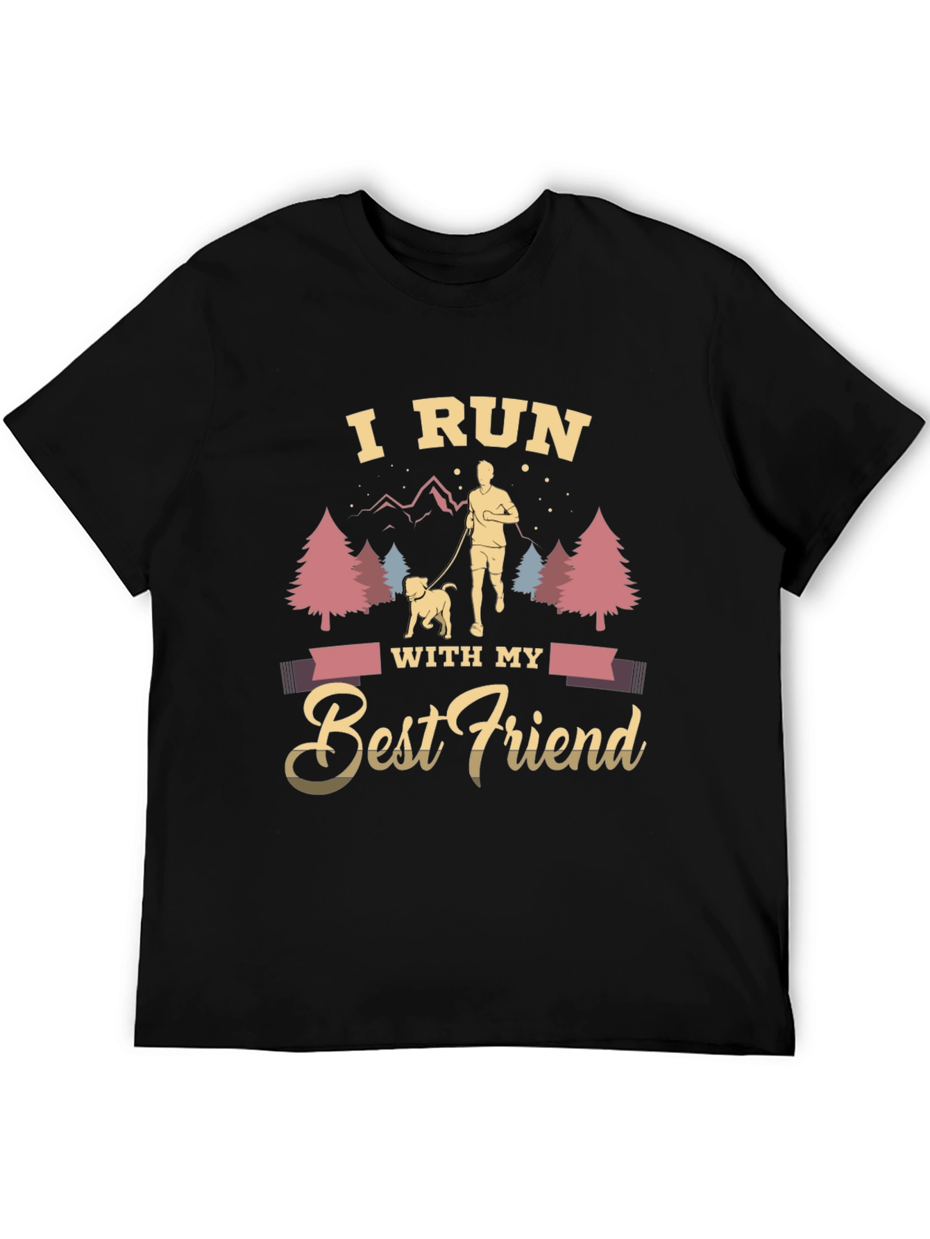 I Run With My Best Friend Graphic Tee