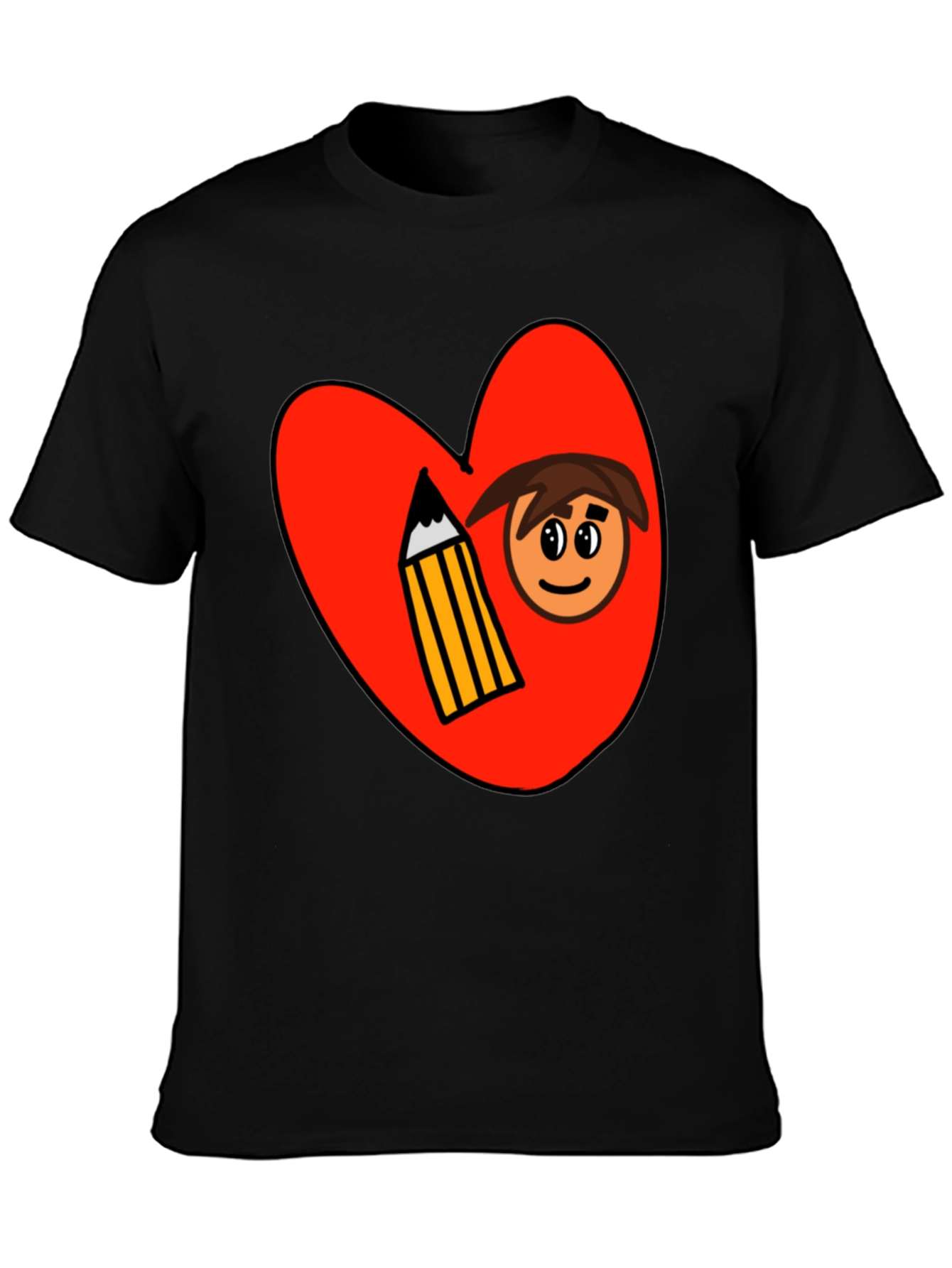 Heart & Art Tee - Fun Graphic T-Shirt
