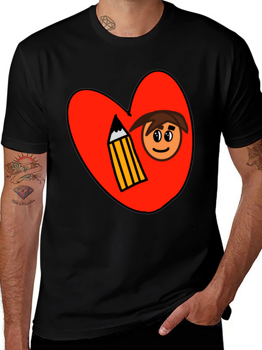 Heart & Art Tee - Fun Graphic T-Shirt