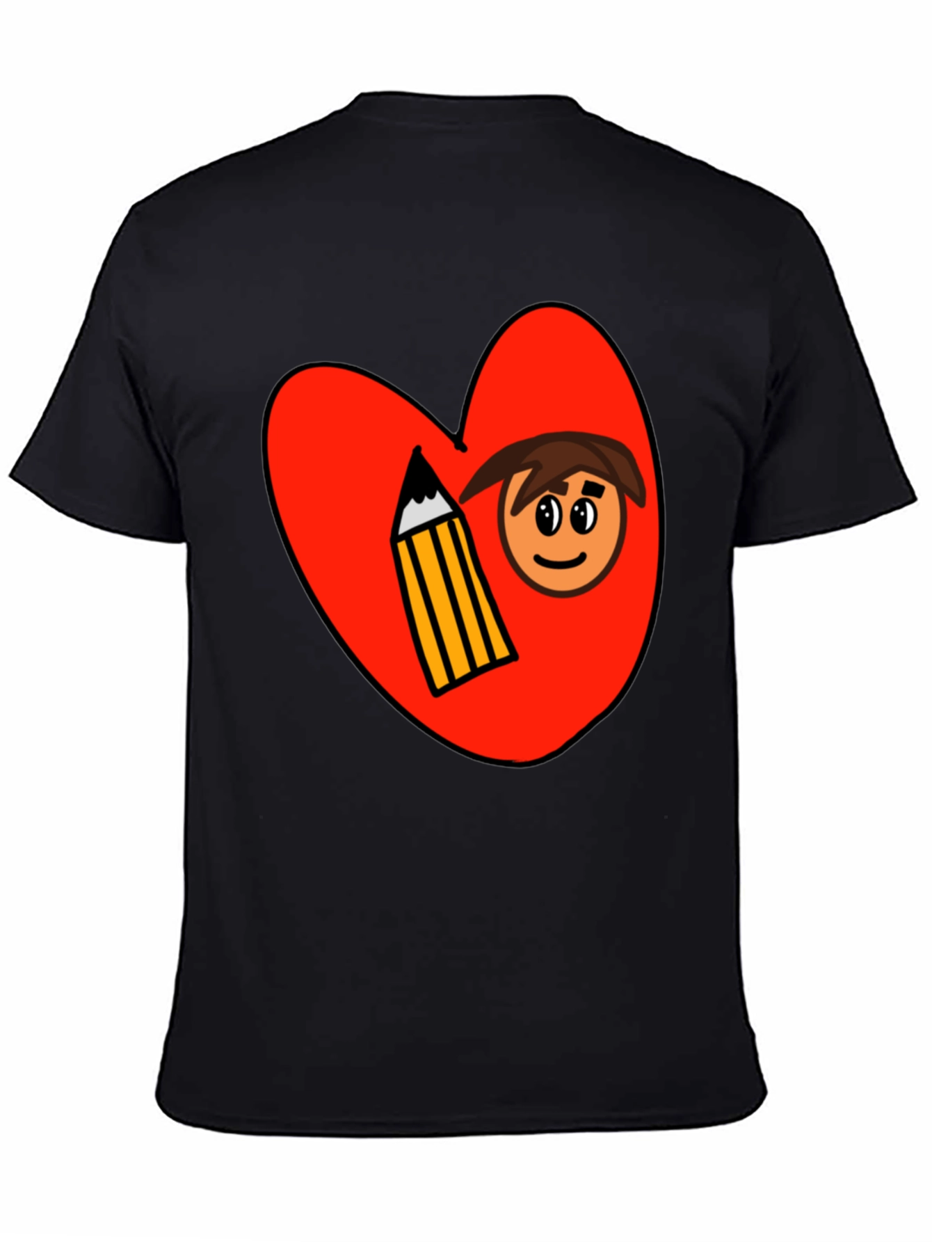 Heart & Art Tee - Fun Graphic T-Shirt