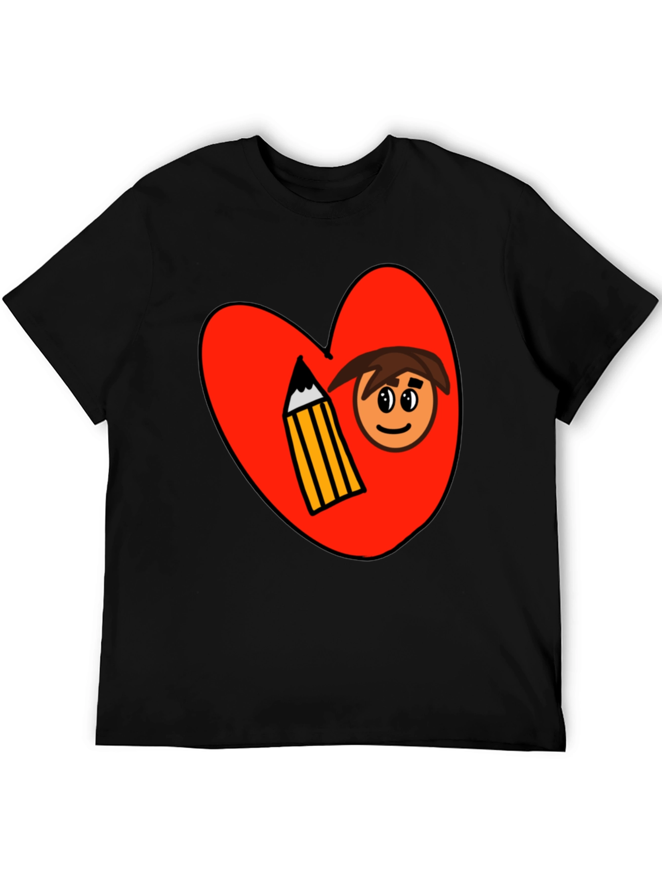 Heart & Art Tee - Fun Graphic T-Shirt