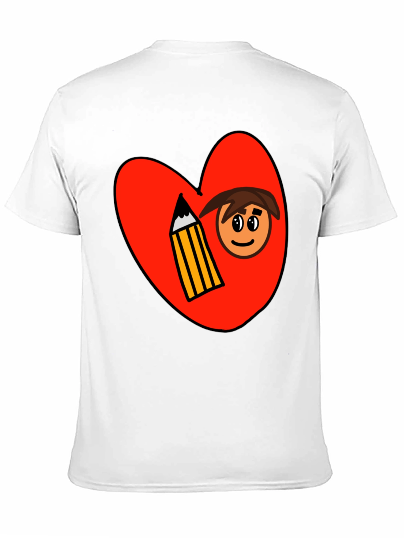 Heart & Art Tee - Fun Graphic T-Shirt
