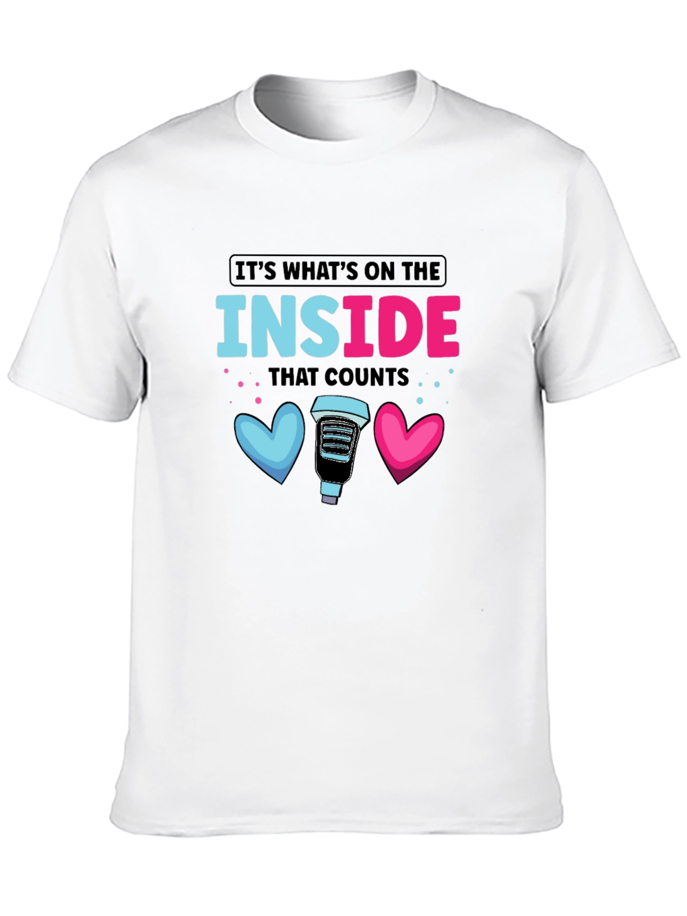Inside Counts T-Shirt: Coffee Lovers Heart Tee