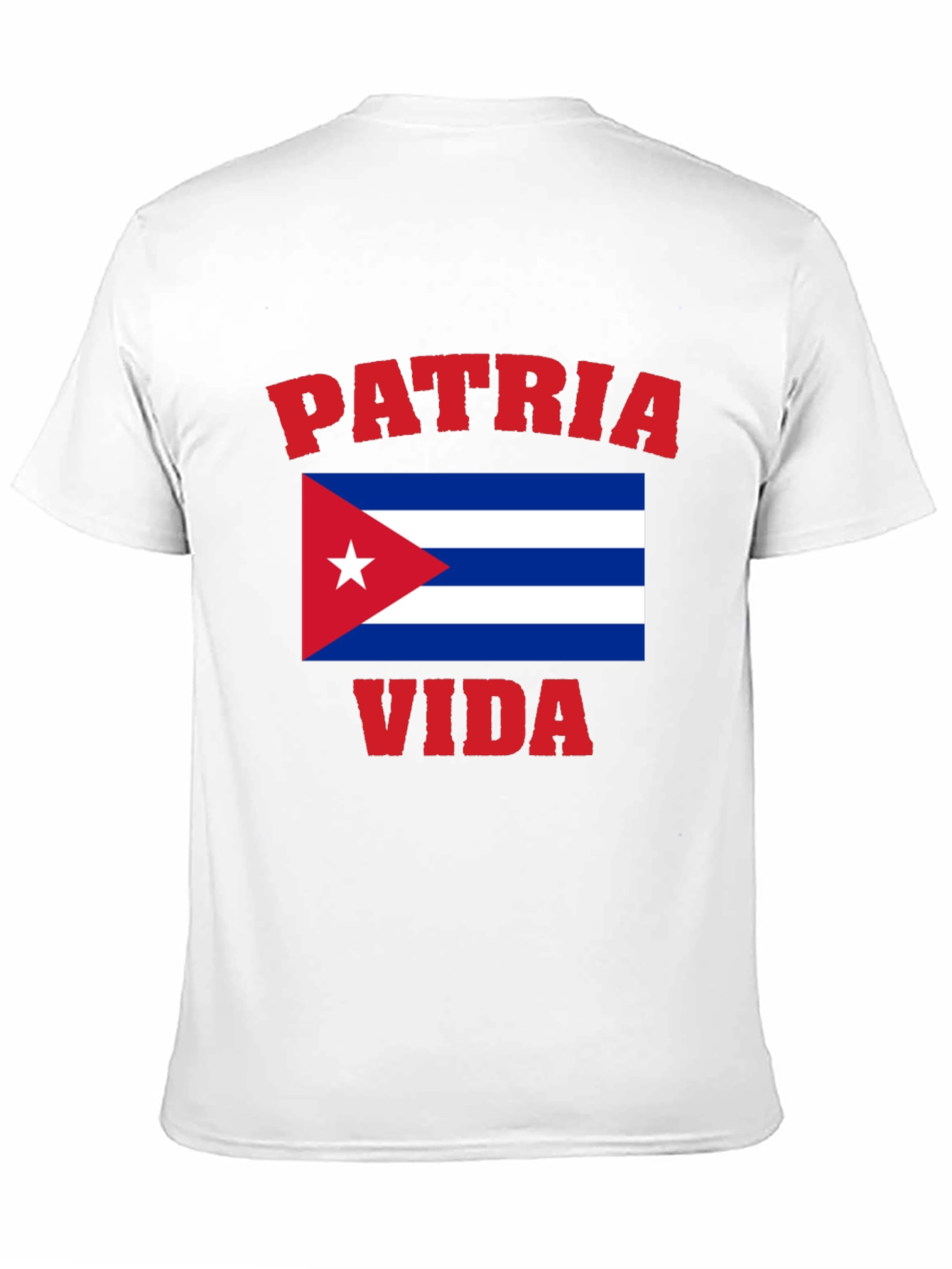 Patria y Vida Cuba Flag Graphic T-Shirt