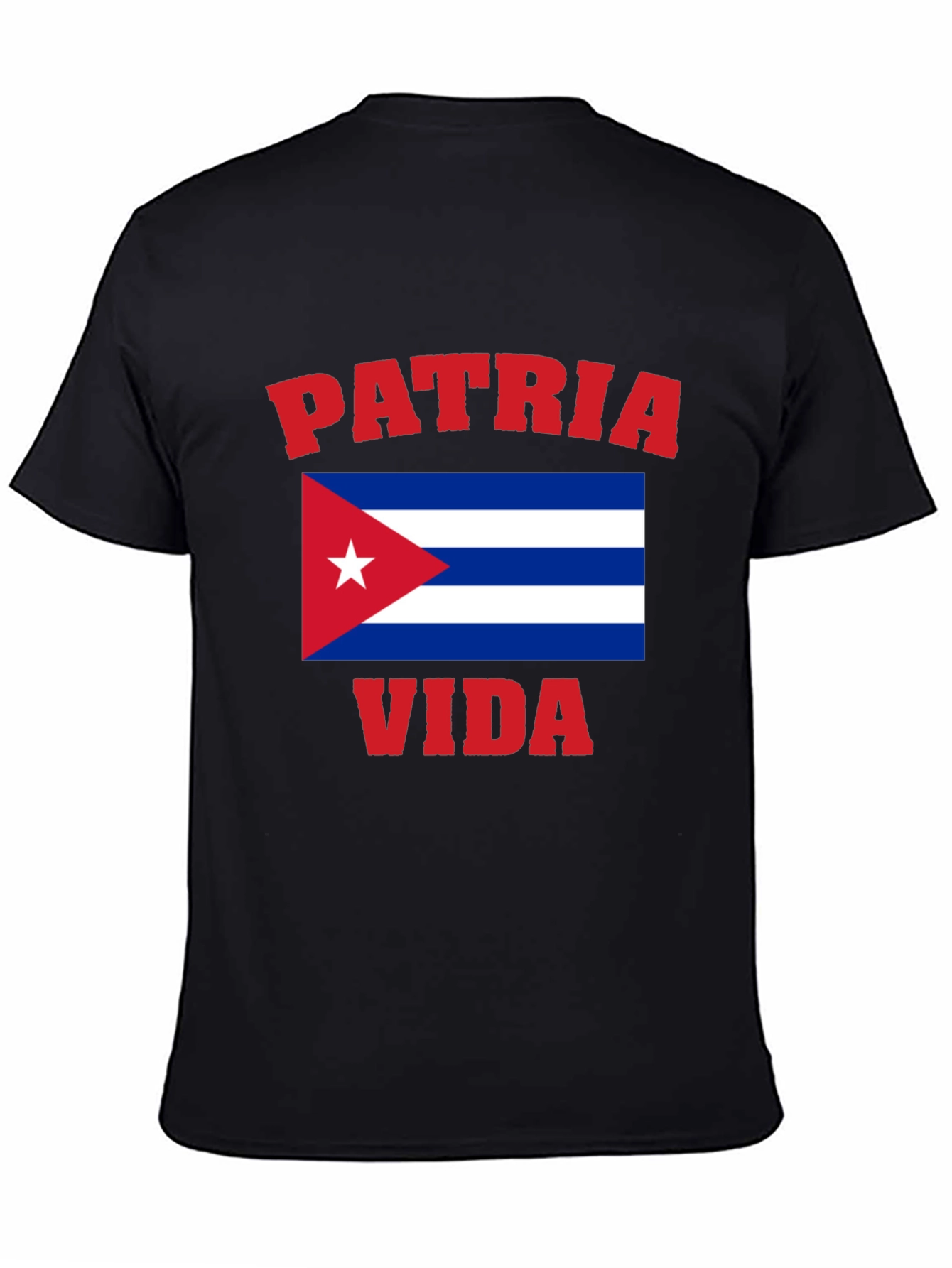 Patria y Vida Cuba Flag Graphic T-Shirt