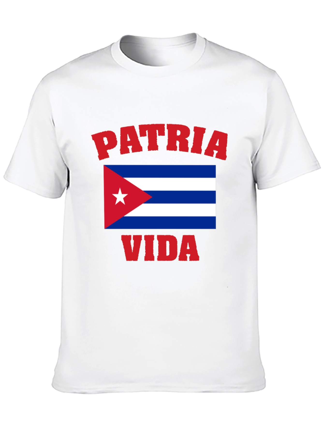 Patria y Vida Cuba Flag Graphic T-Shirt