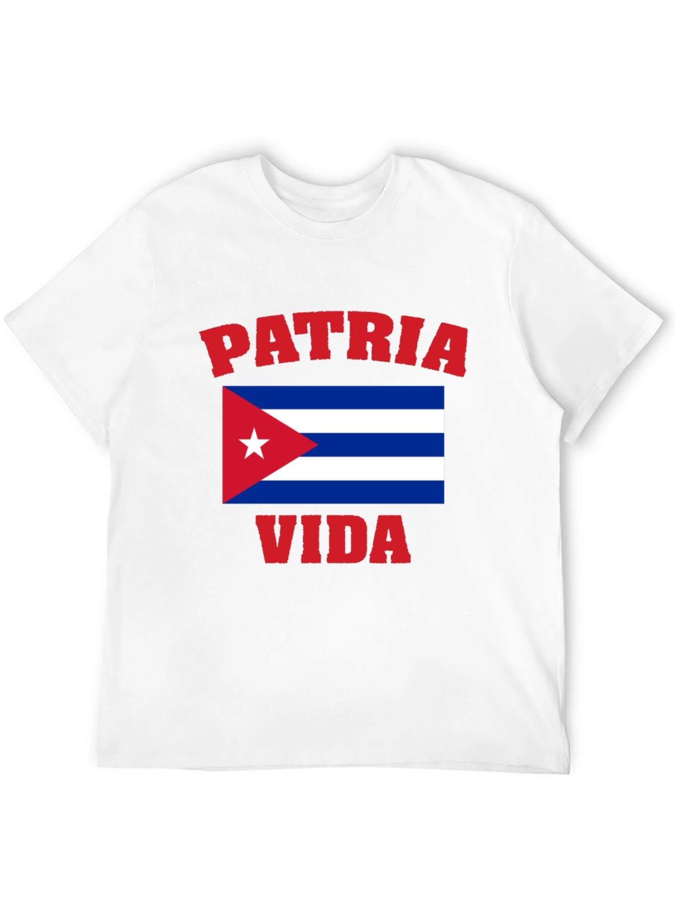 Patria y Vida Cuba Flag Graphic T-Shirt