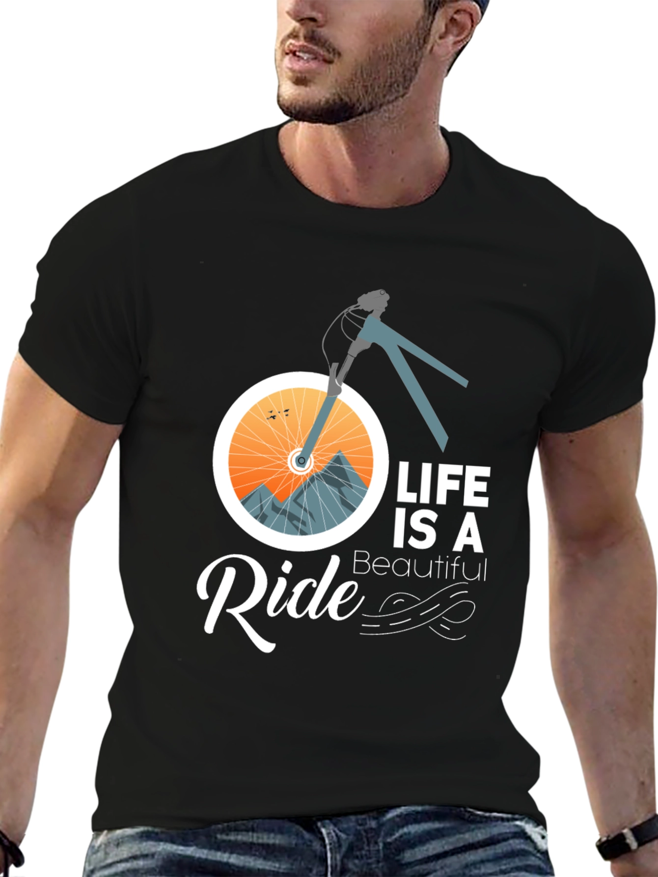 Life is a Ride T-Shirt - Bicycle Adventure