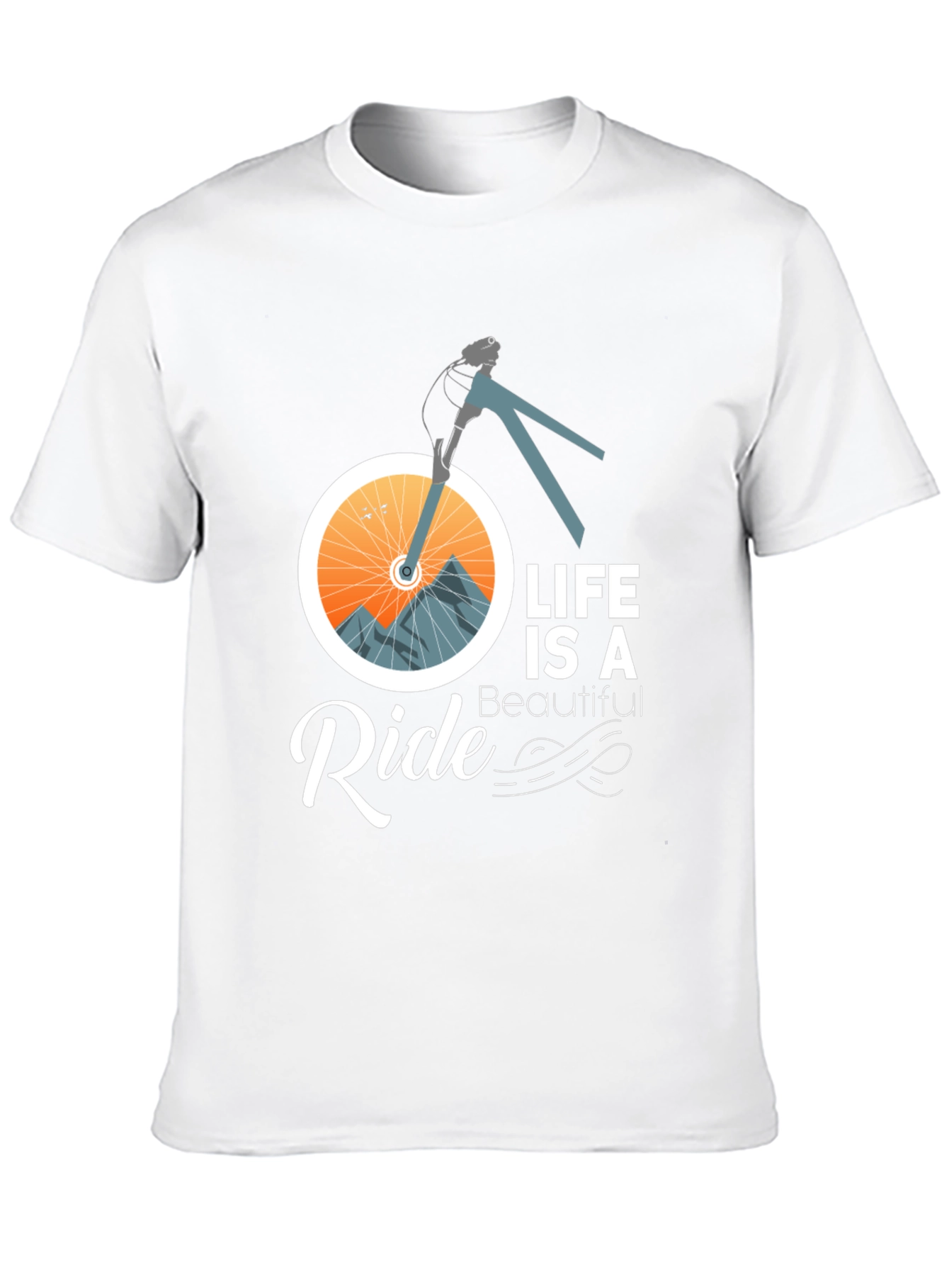 Life is a Ride T-Shirt - Bicycle Adventure