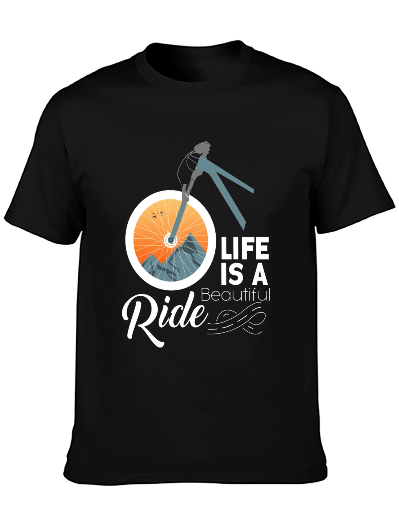 Life is a Ride T-Shirt - Bicycle Adventure