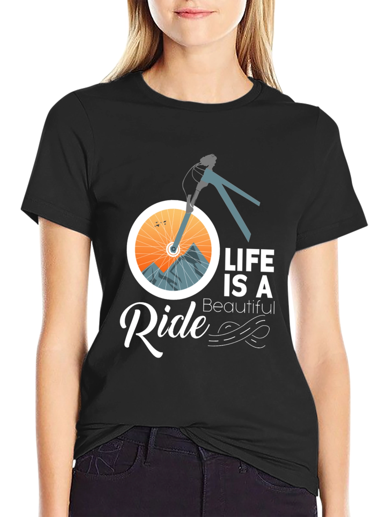 Life is a Ride T-Shirt - Bicycle Adventure