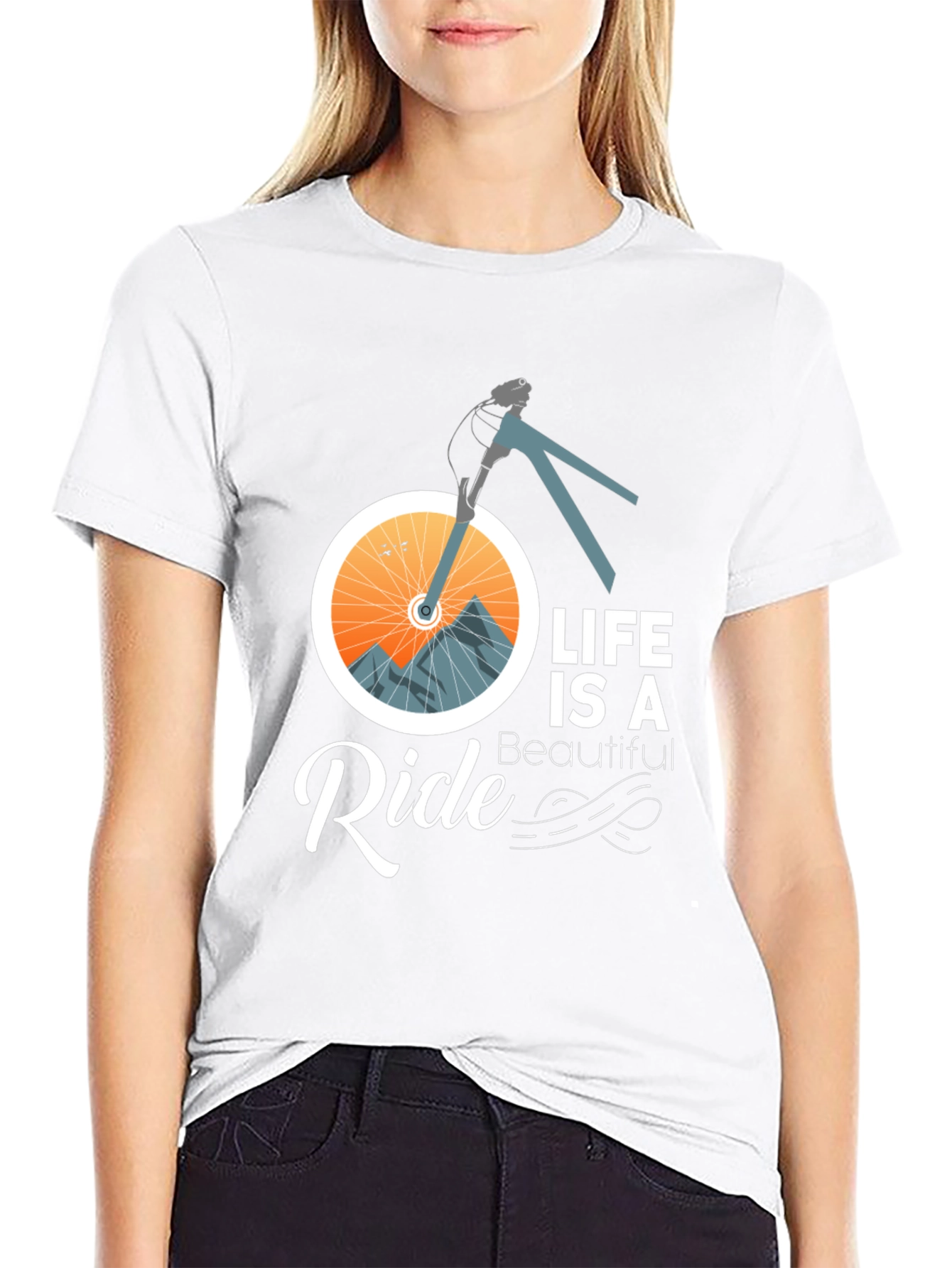 Life is a Ride T-Shirt - Bicycle Adventure