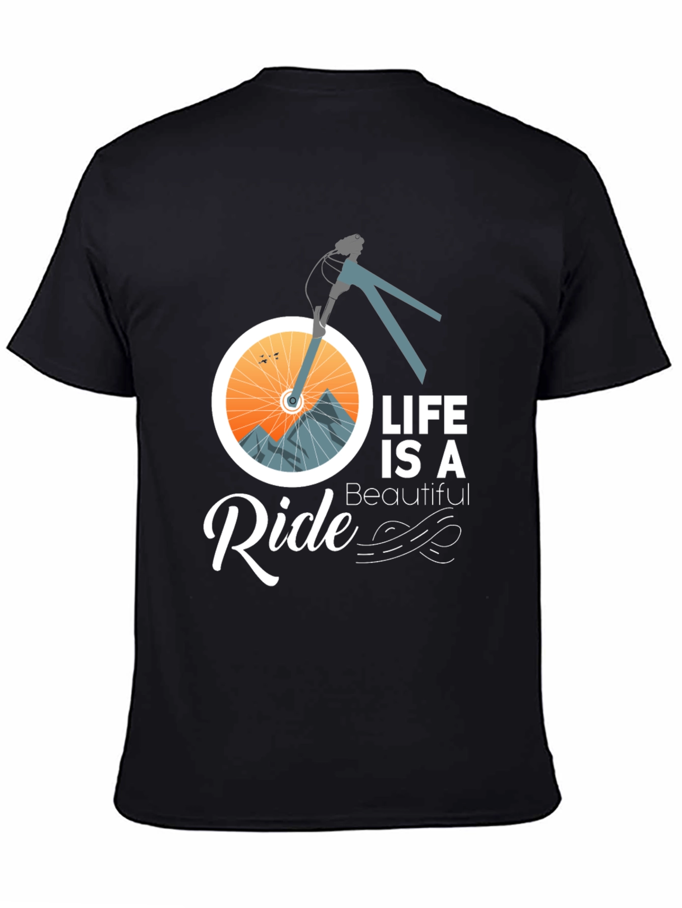 Life is a Ride T-Shirt - Bicycle Adventure