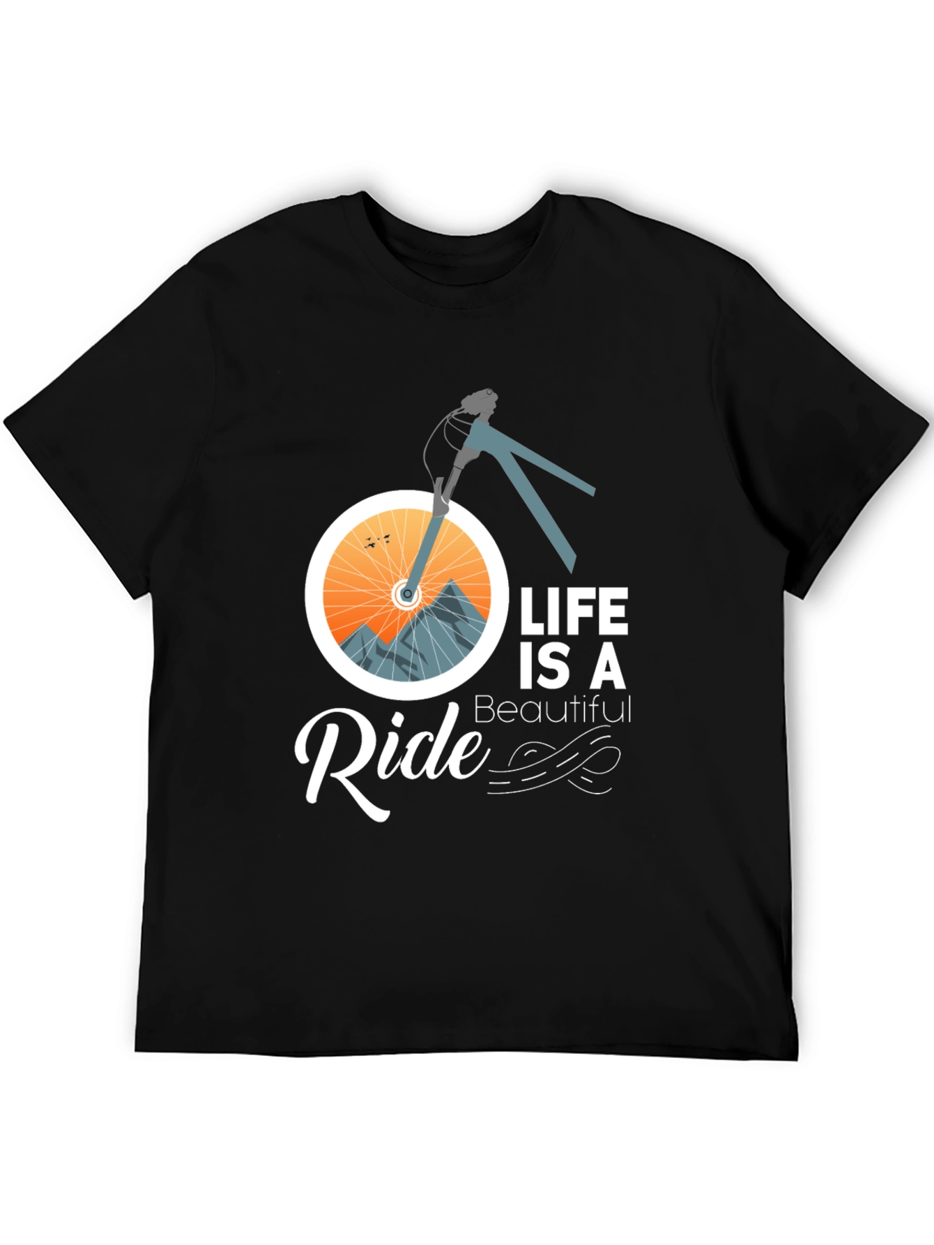 Life is a Ride T-Shirt - Bicycle Adventure