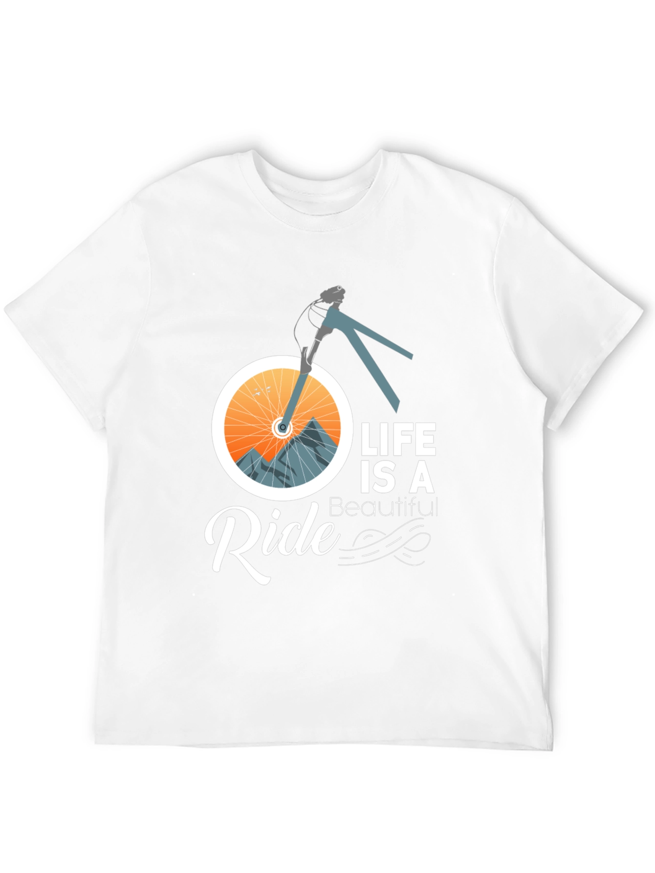 Life is a Ride T-Shirt - Bicycle Adventure