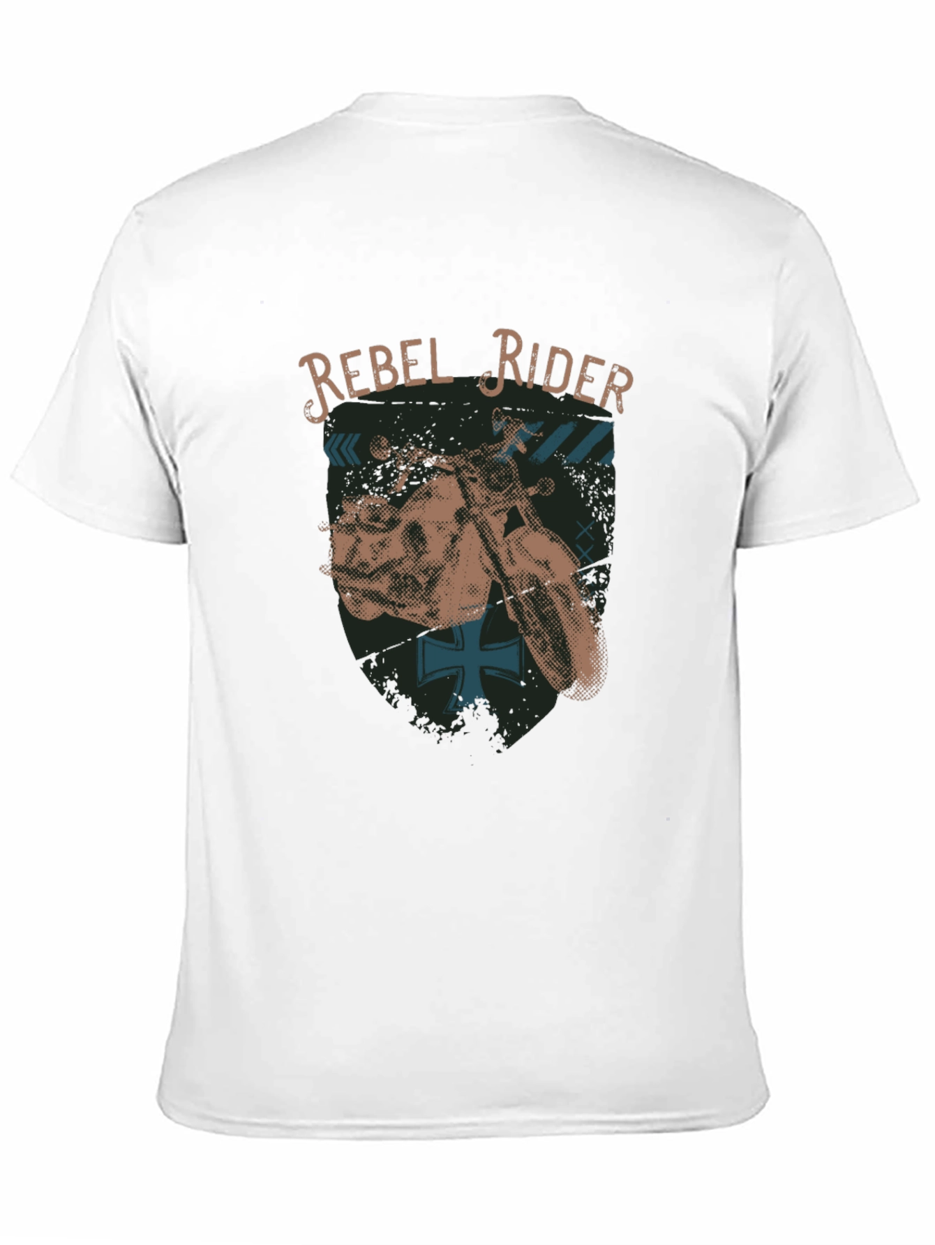Rebel Rider Graphic T-Shirt - Black Cotton Tee