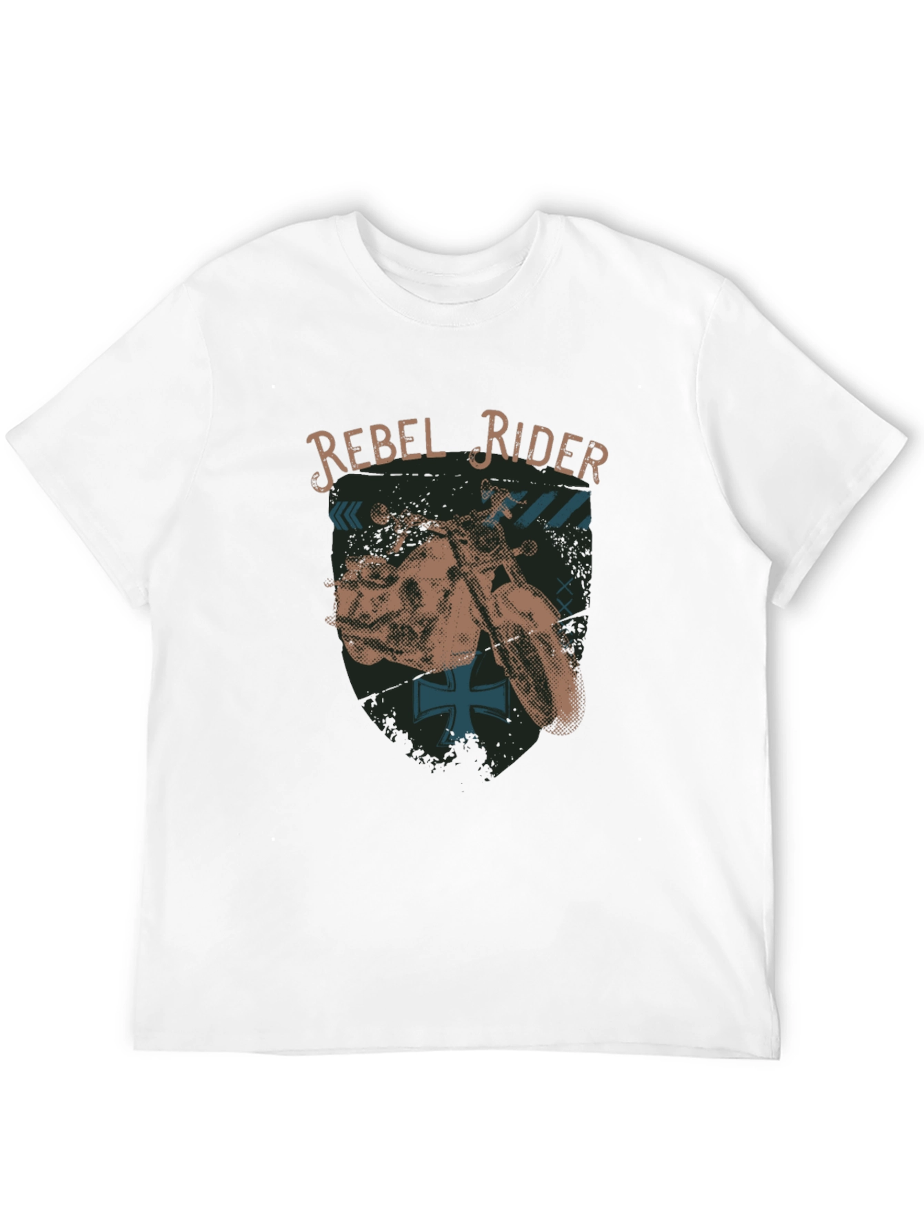 Rebel Rider Graphic T-Shirt - Black Cotton Tee