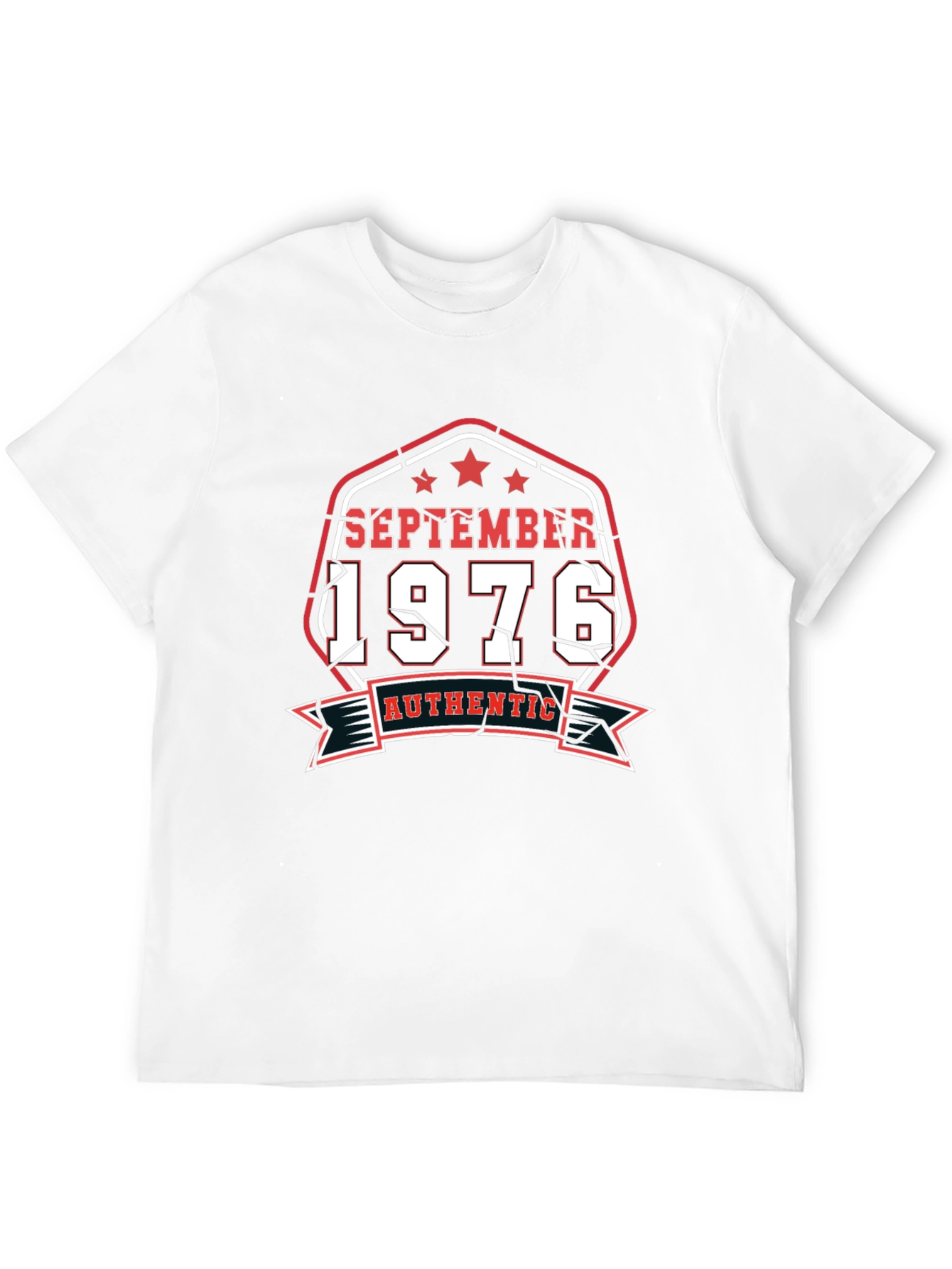 September 1976 Authentic T-Shirt