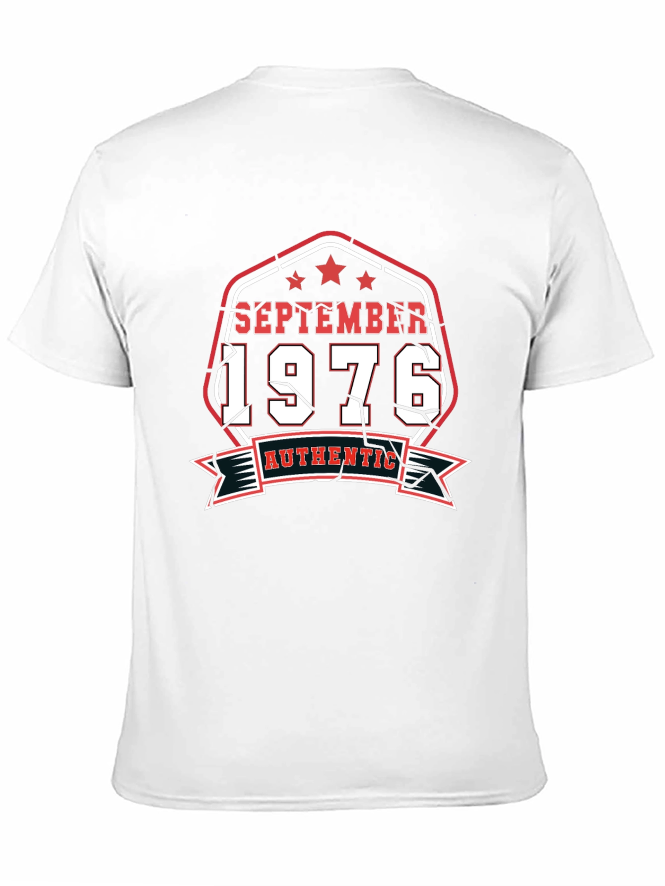 September 1976 Authentic T-Shirt