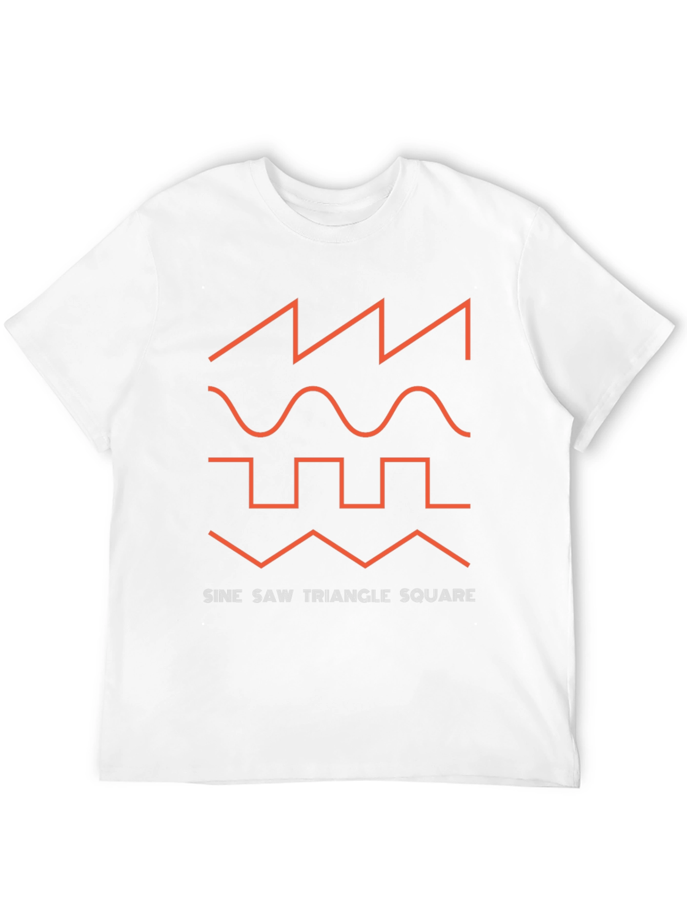 Sine Saw Triangle Square Graphic Tee