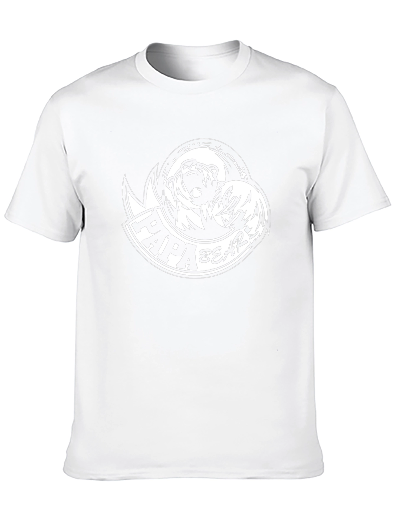 Papa Bear Graphic T-Shirt - Cool Dad Tee