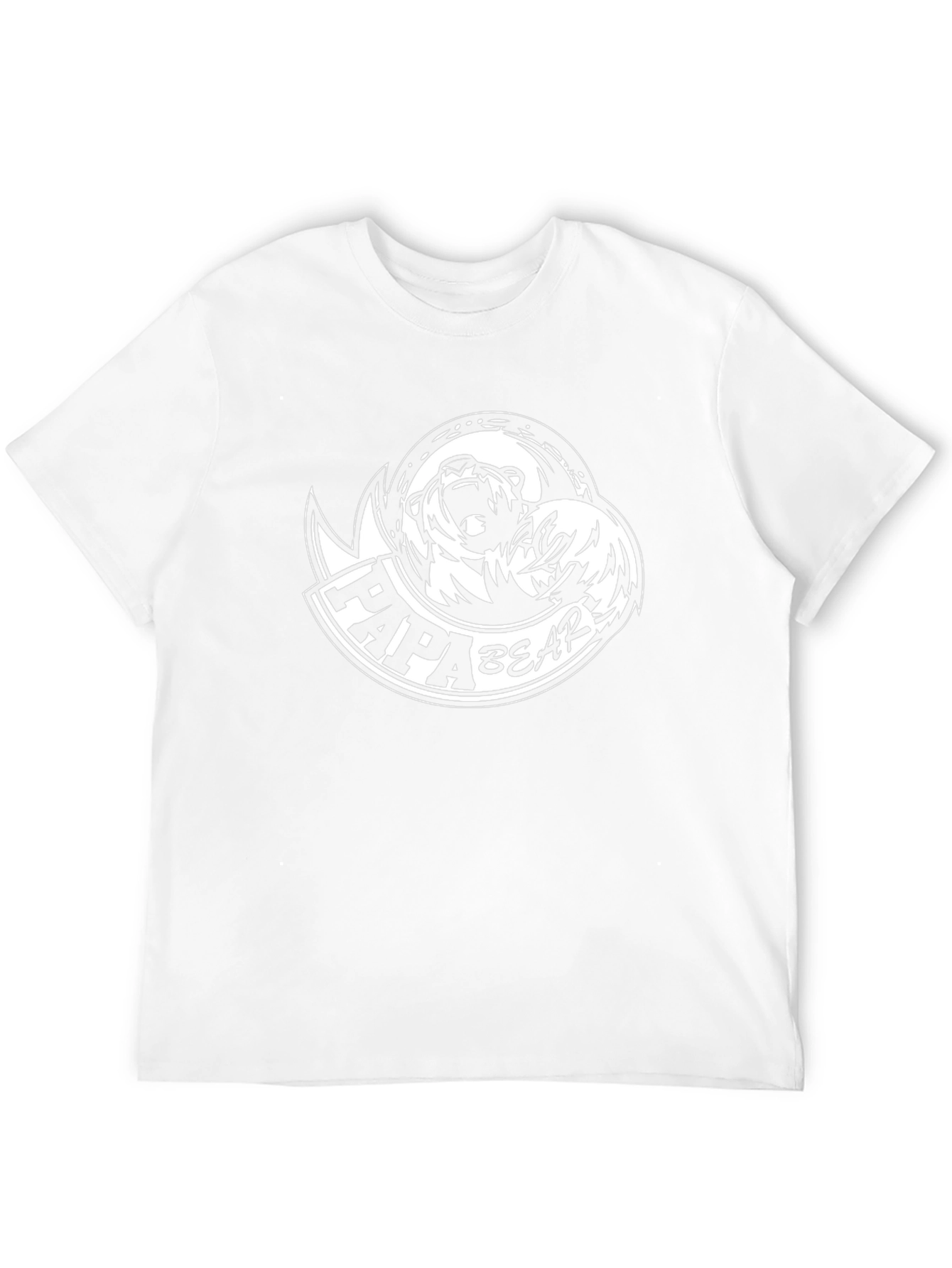 Papa Bear Graphic T-Shirt - Cool Dad Tee
