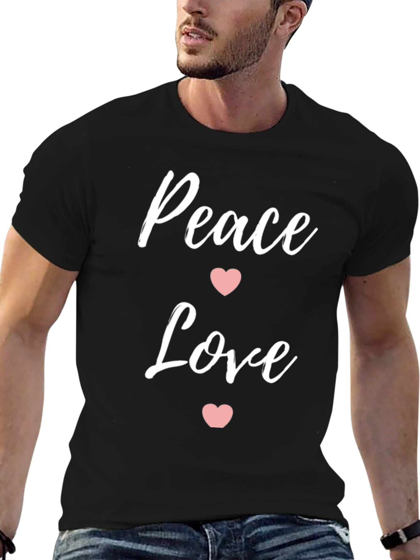 Peace Love Heart Graphic Tee