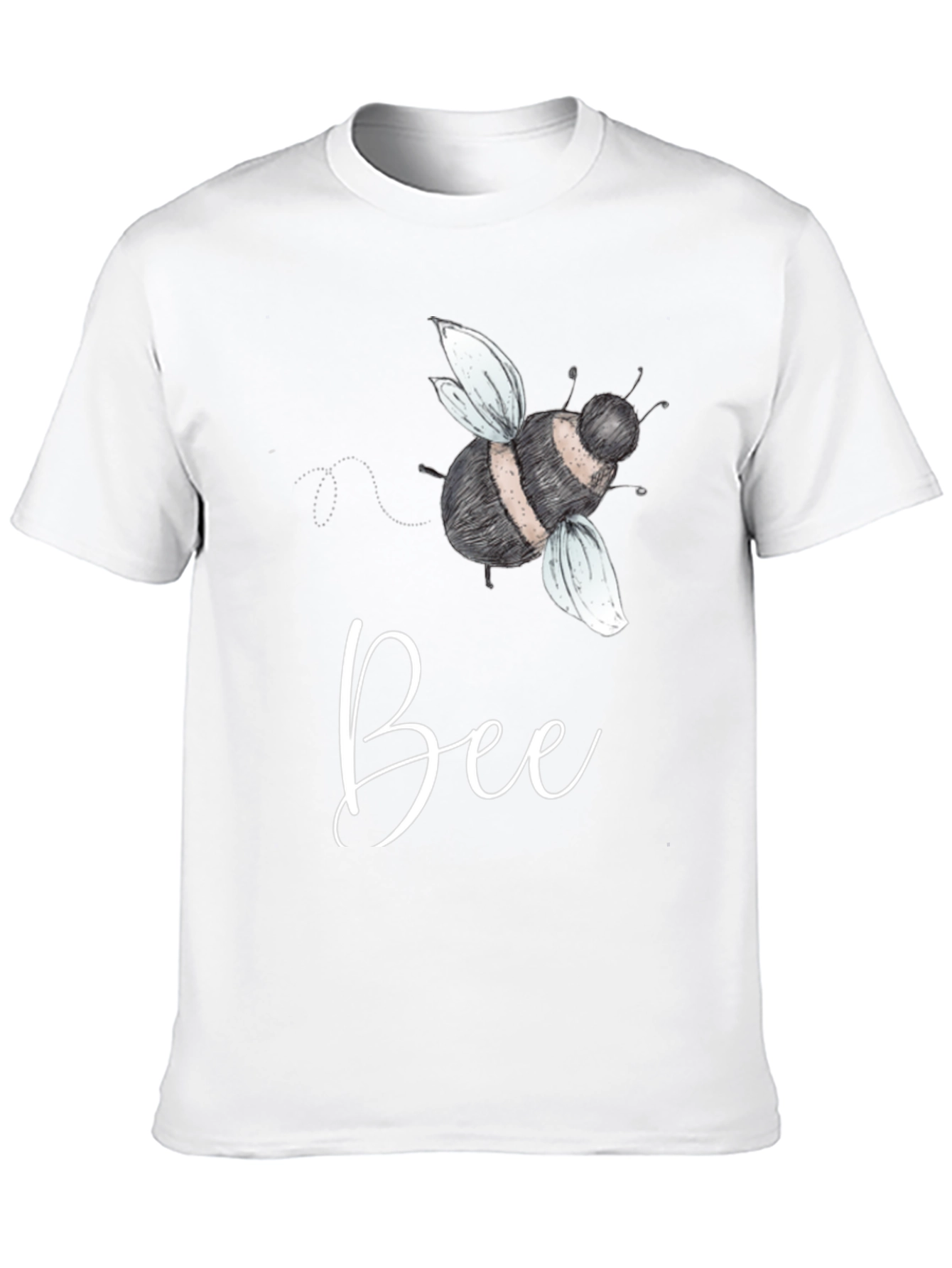 Stylish Bee Graphic T-Shirt - Soft Cotton Blend