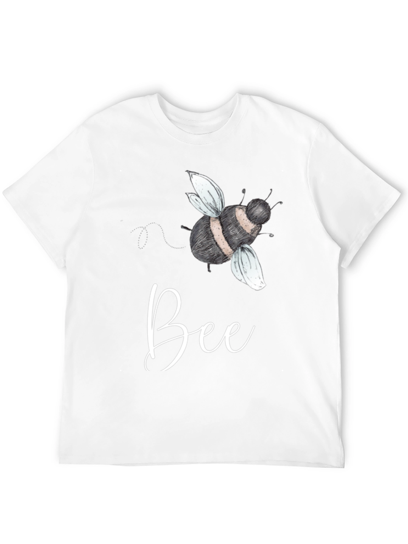 Stylish Bee Graphic T-Shirt - Soft Cotton Blend