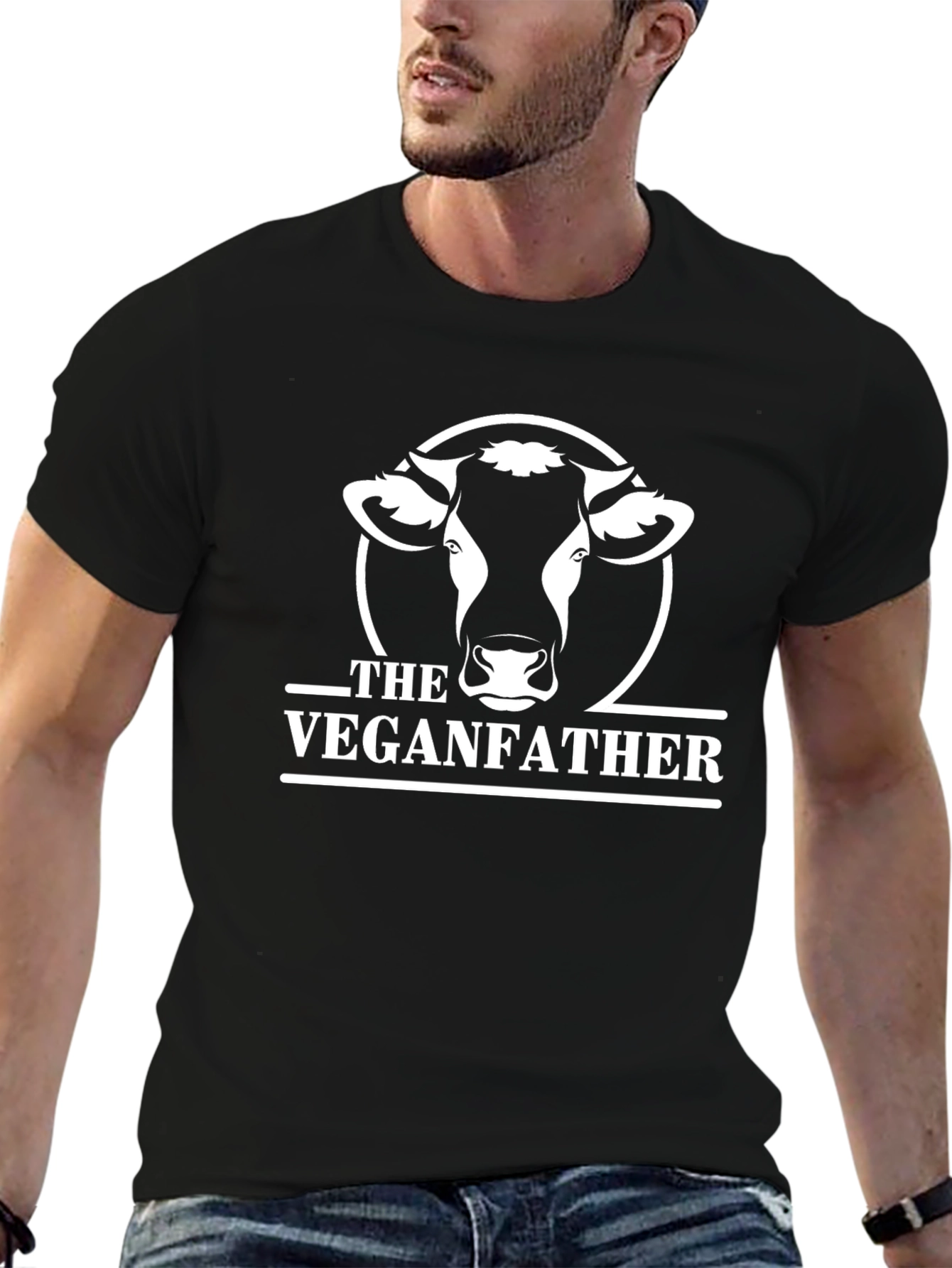 Veganfather T-Shirt - Funny Vegan Dad Tee