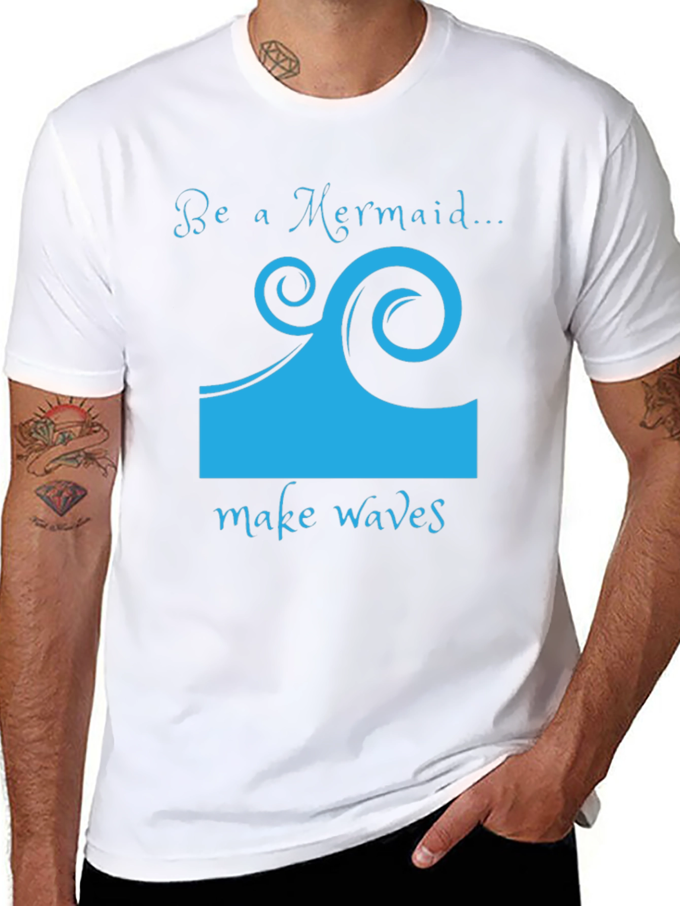 Be a Mermaid Wave T-Shirt