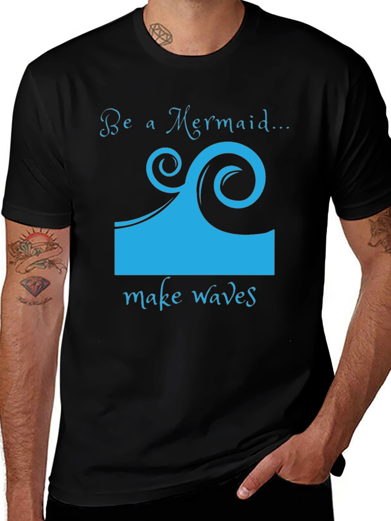 Be a Mermaid Wave T-Shirt