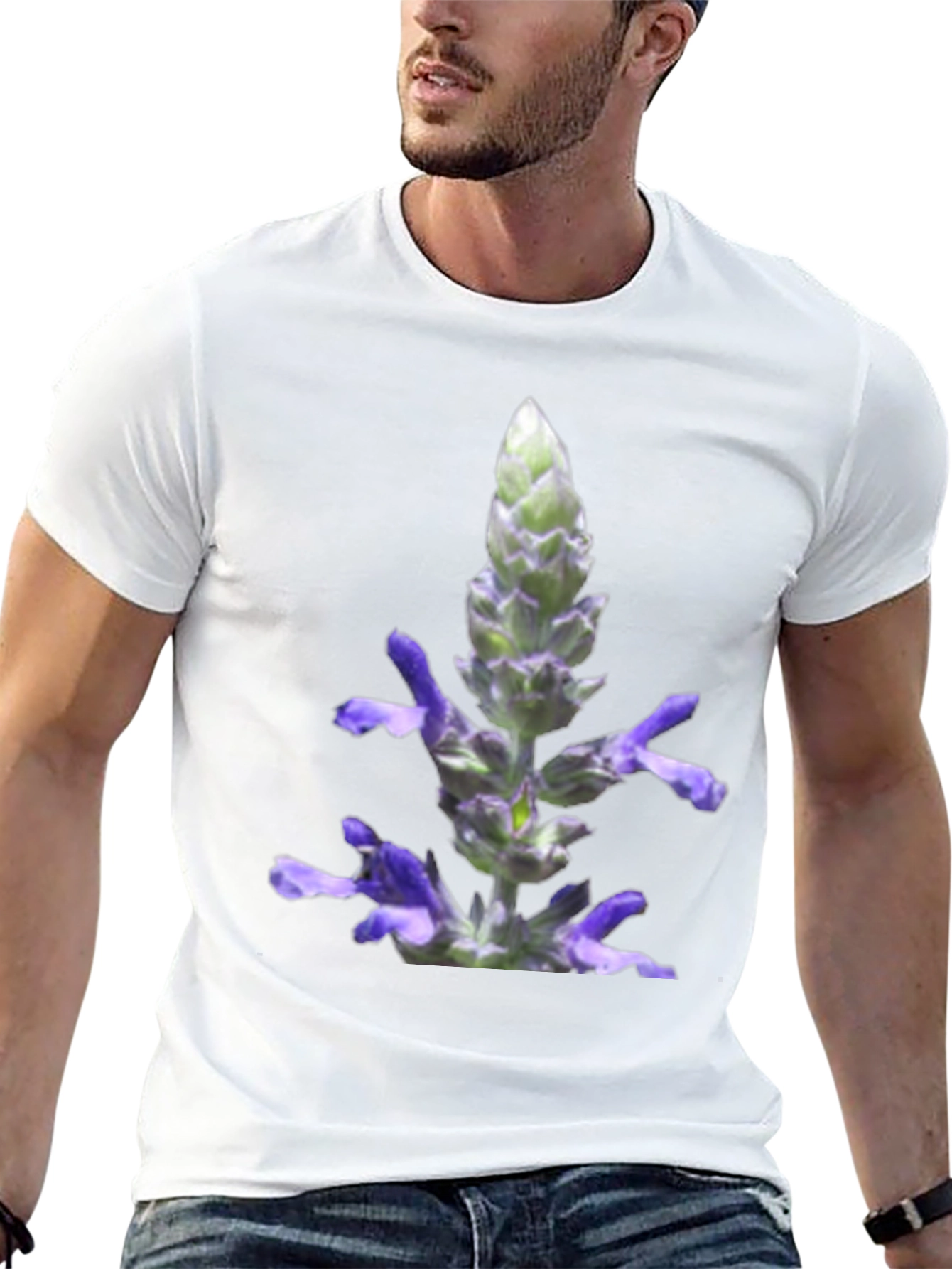 Floral Lavender Graphic T-Shirt