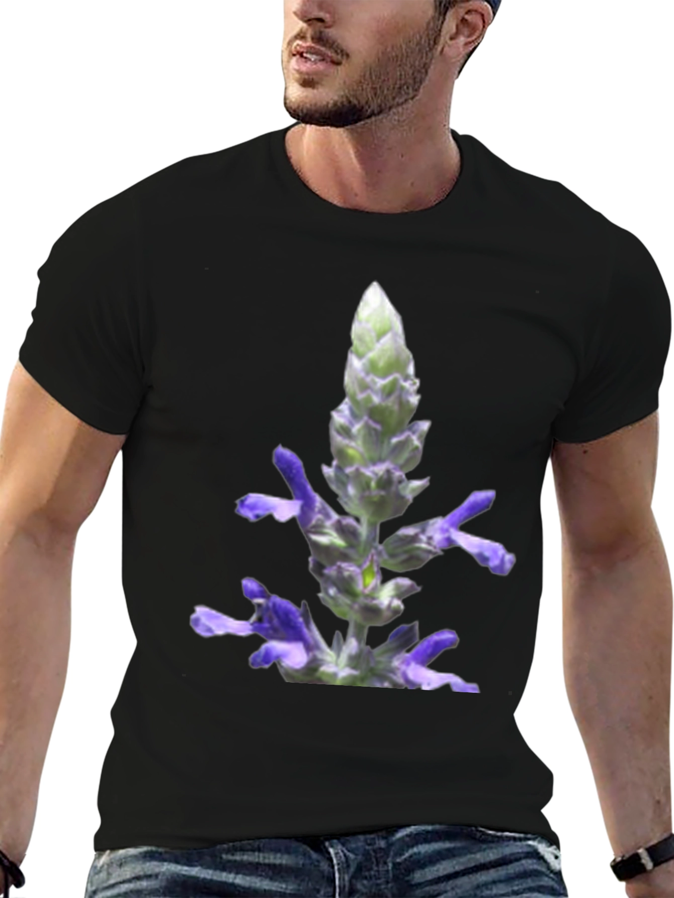 Floral Lavender Graphic T-Shirt