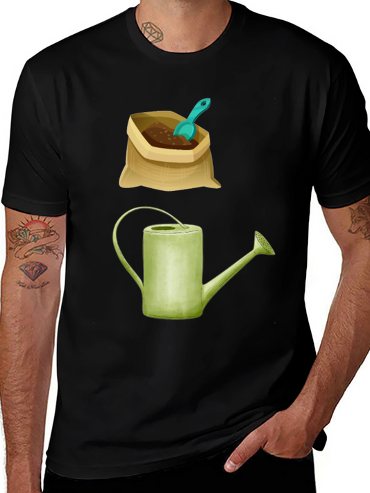 Gardeners Delight Tee - Bag of Soil & Watering Can
