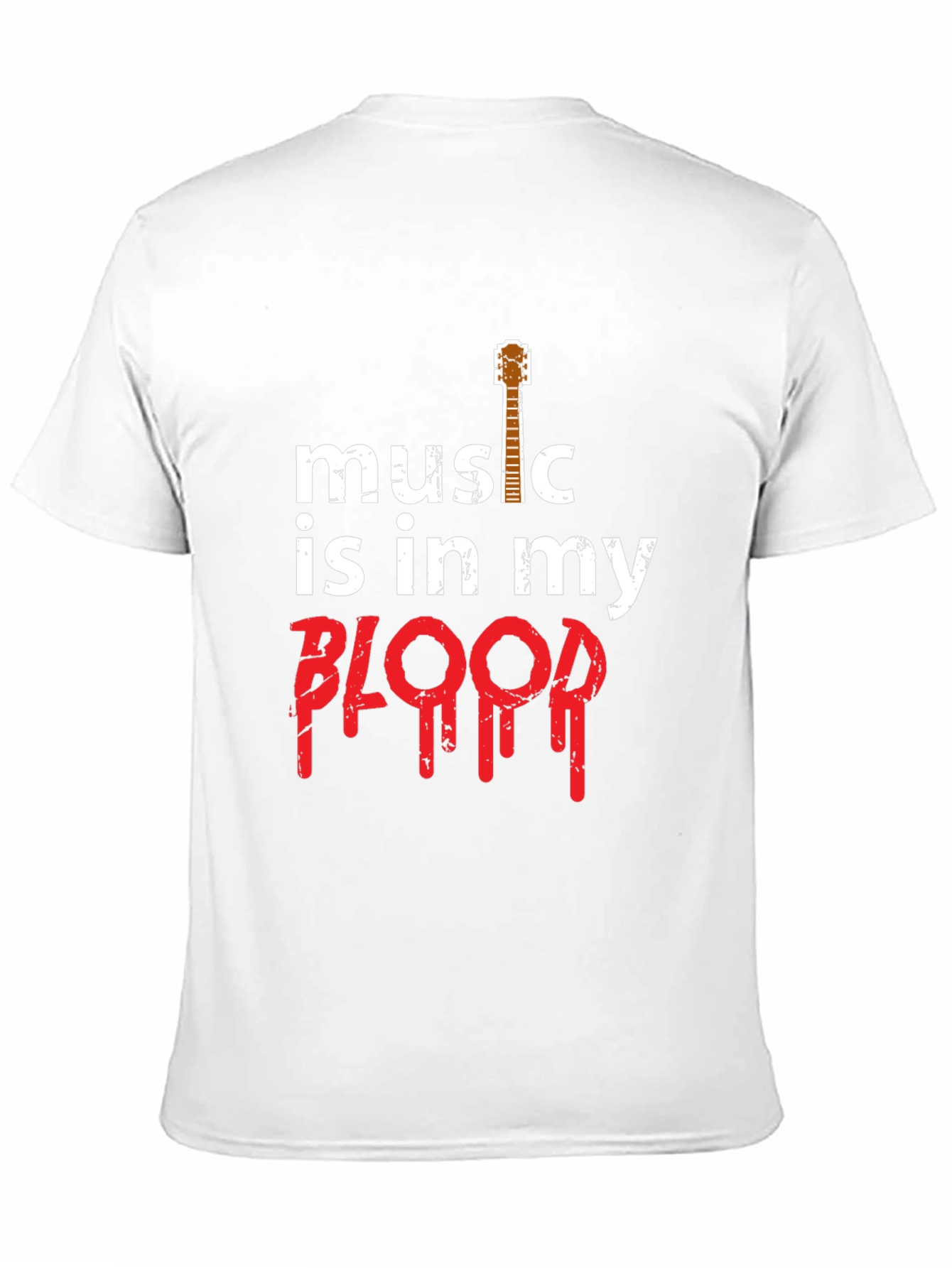 Music is in my Blood Guitar T-Shirt